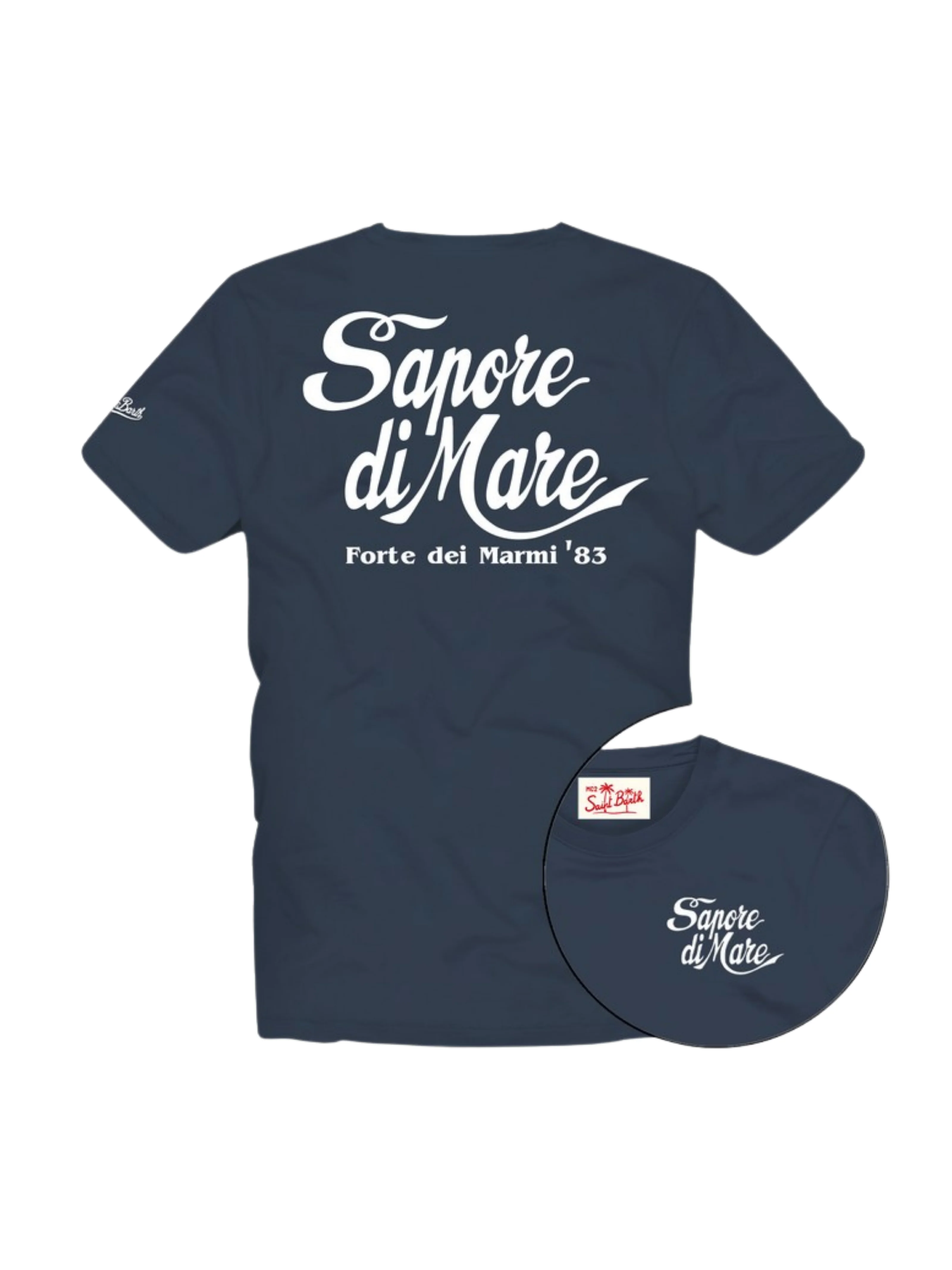 T-Shirt "Portland" Saint Barth blu "Sapore di Mare"