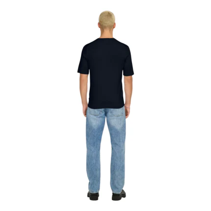 T-Shirt regular fit Only & Sons nera - Image 4