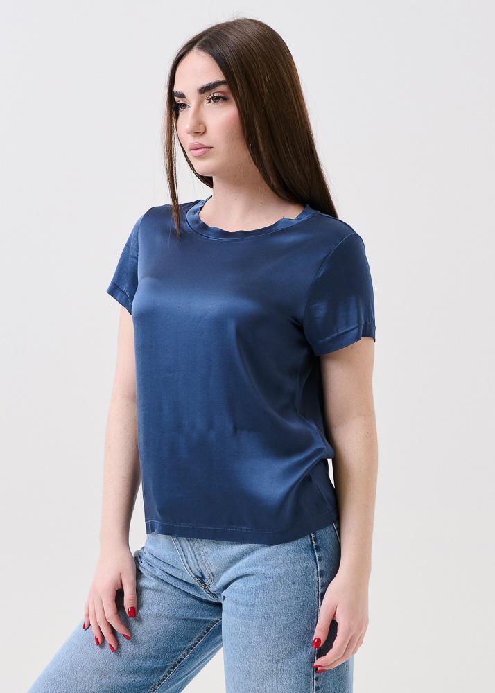 T-Shirt satinata Armoire blu - Image 2