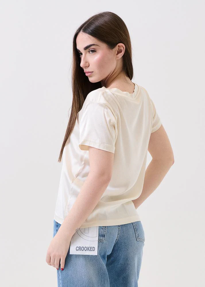 T-Shirt satinata Armoire burro - Image 3