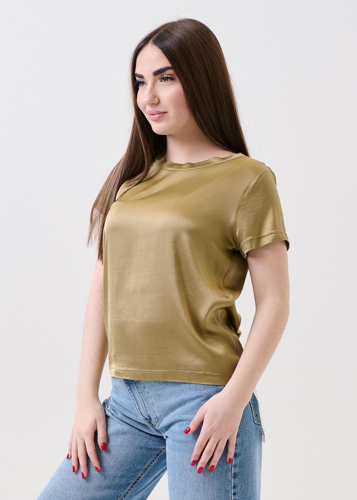 T-Shirt satinata Armoire verde - Image 2