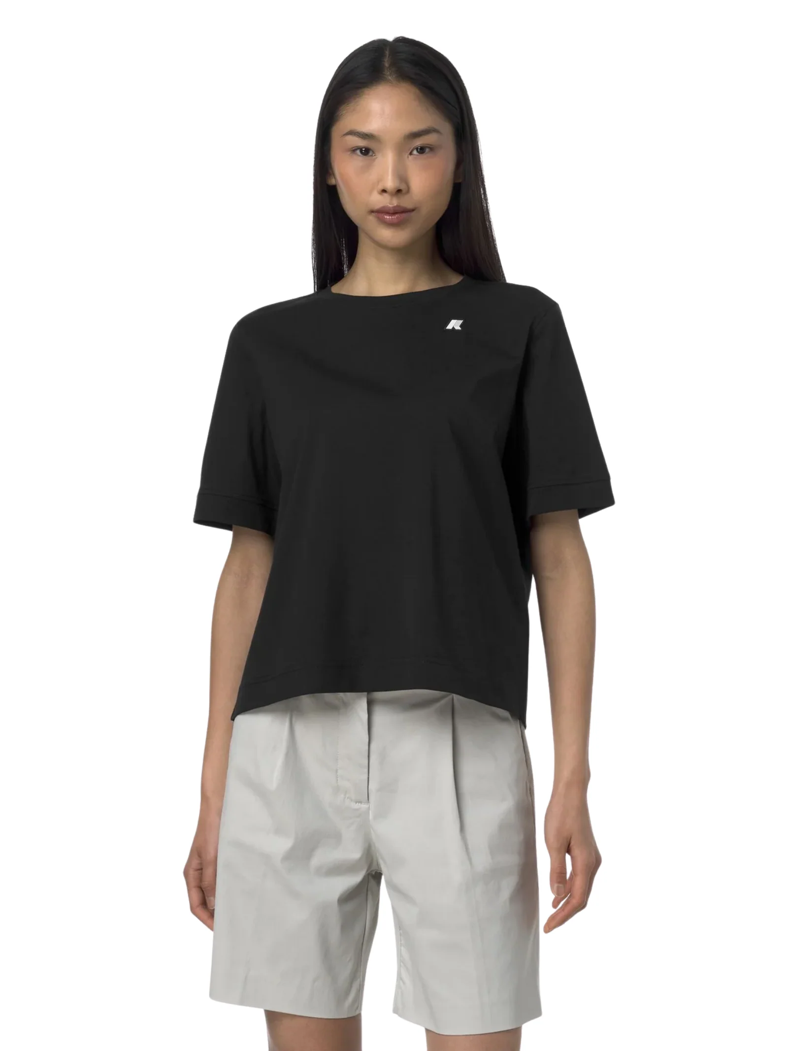 T-Shirt "Selune Jersey" K-Way nera - Image 3