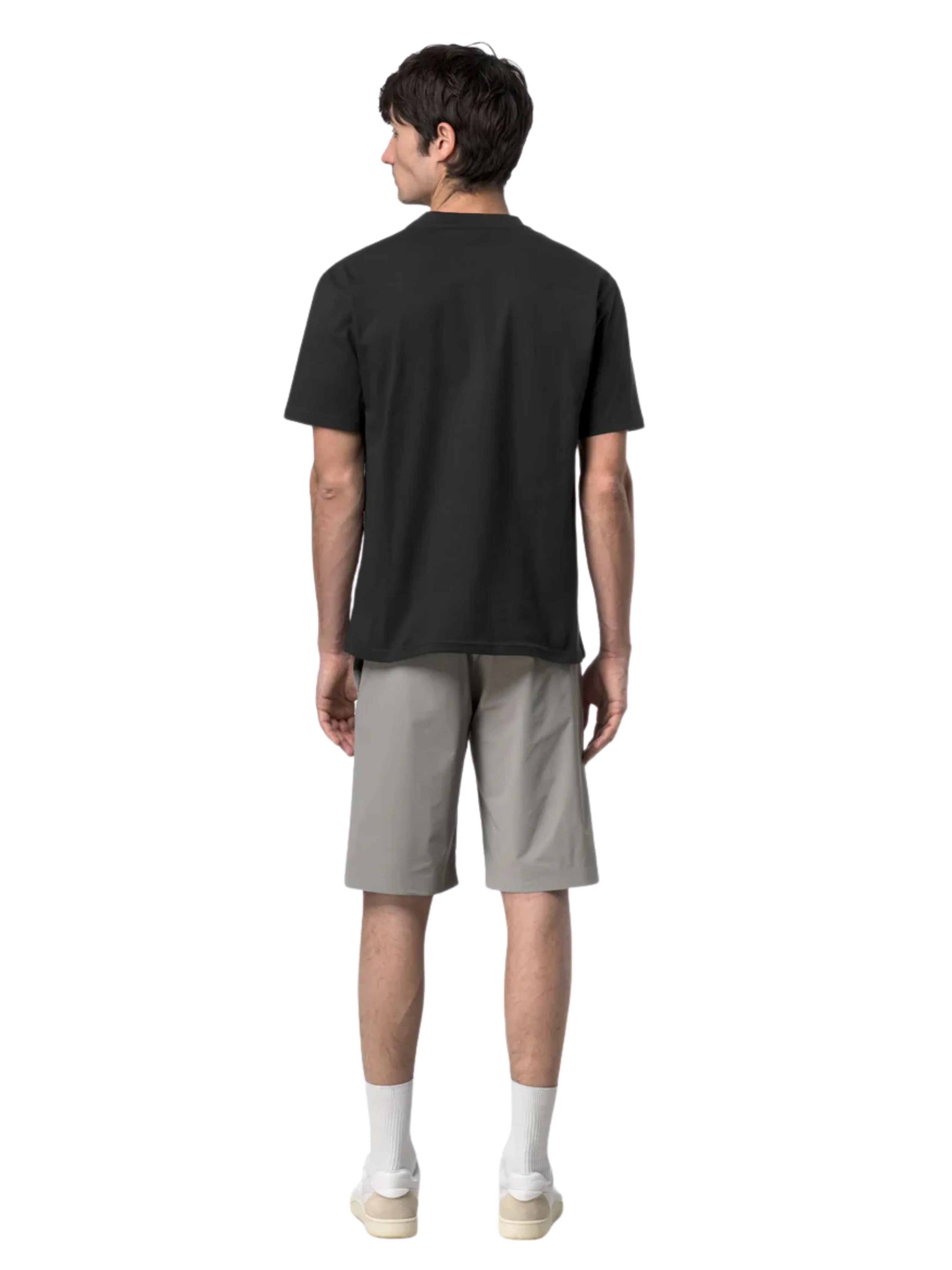 T-Shirt "Solo Jersey Triangle" K-Way nero - Image 5