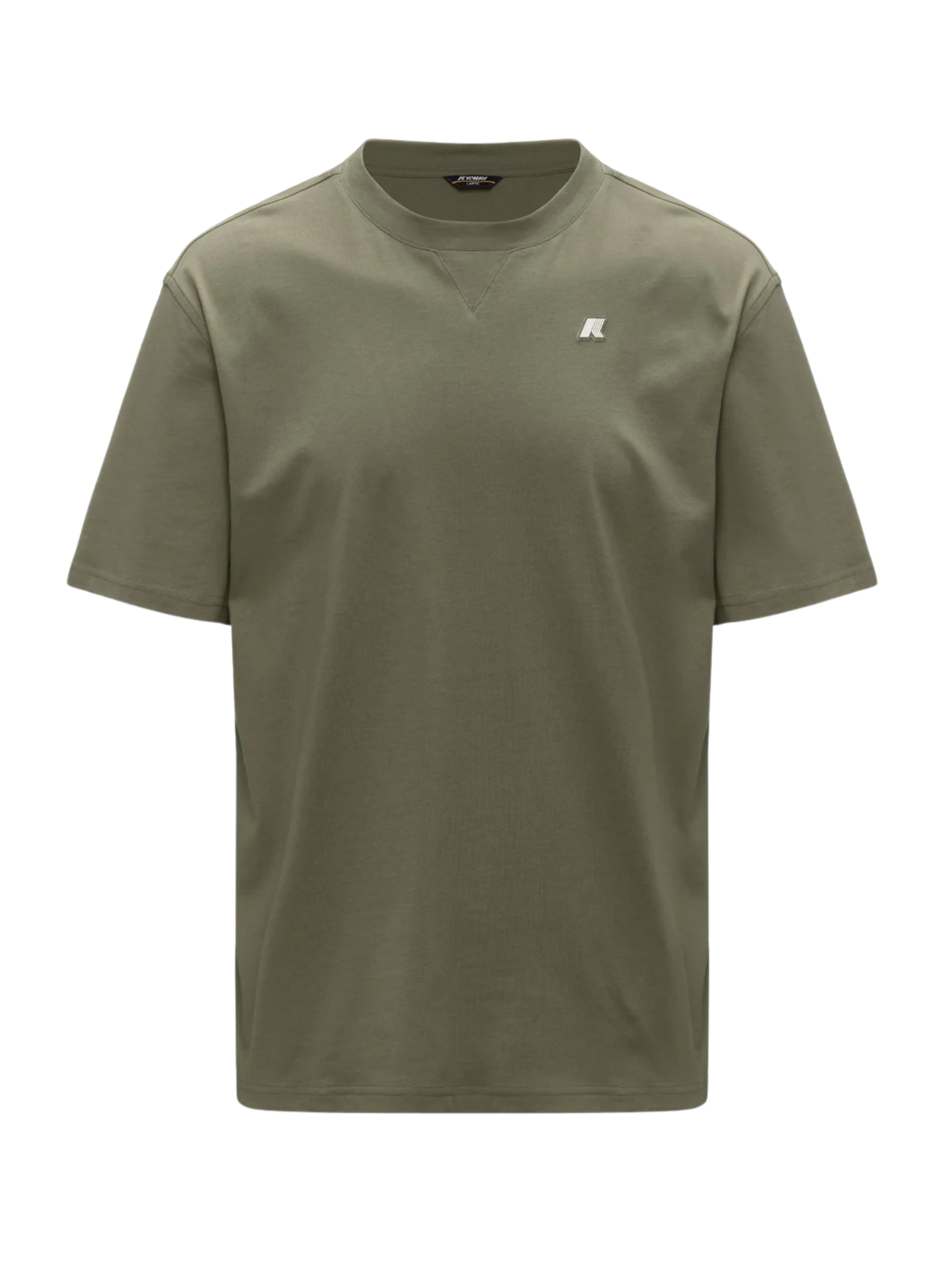 T-Shirt "Solo Jersey Triangle" K-Way verde