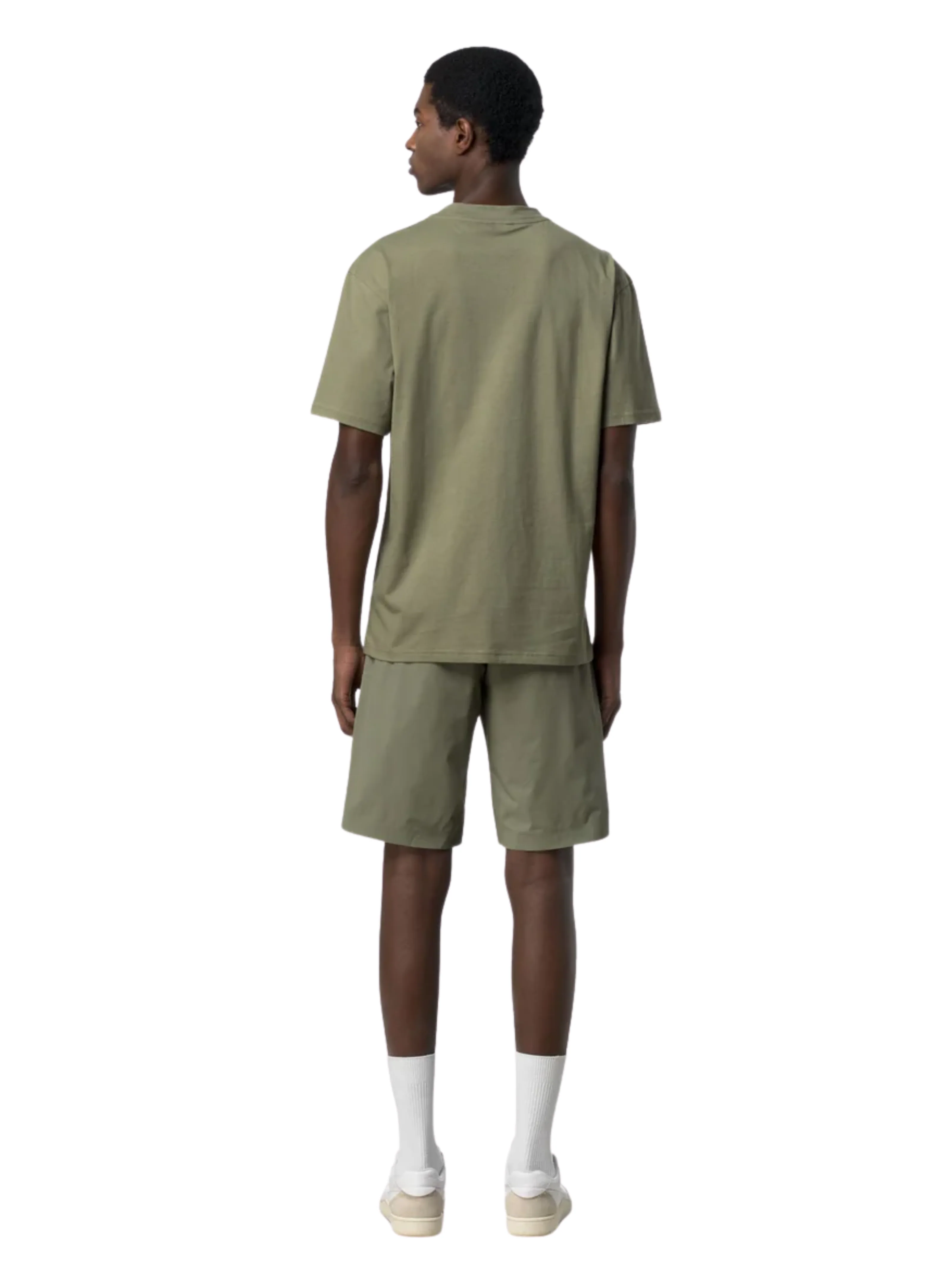 T-Shirt "Solo Jersey Triangle" K-Way verde - Image 5