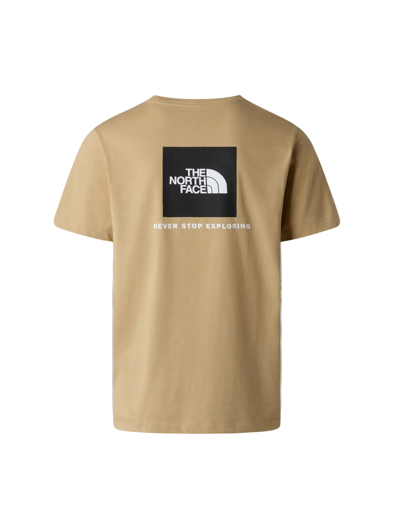T-Shirt The North Face beige con maxi logo posteriore - Image 2