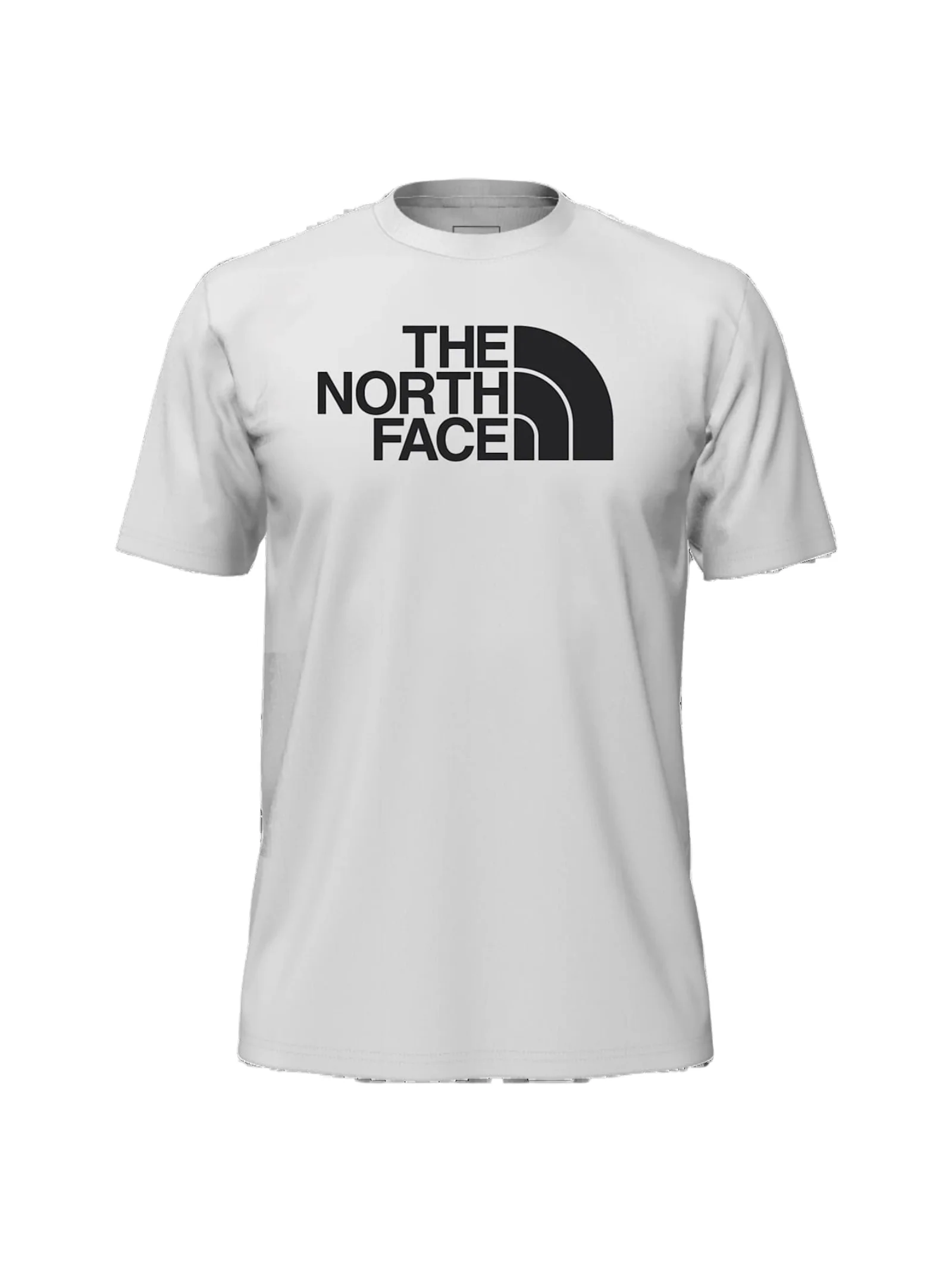 T-Shirt The North Face bianca con maxi logo a contrasto