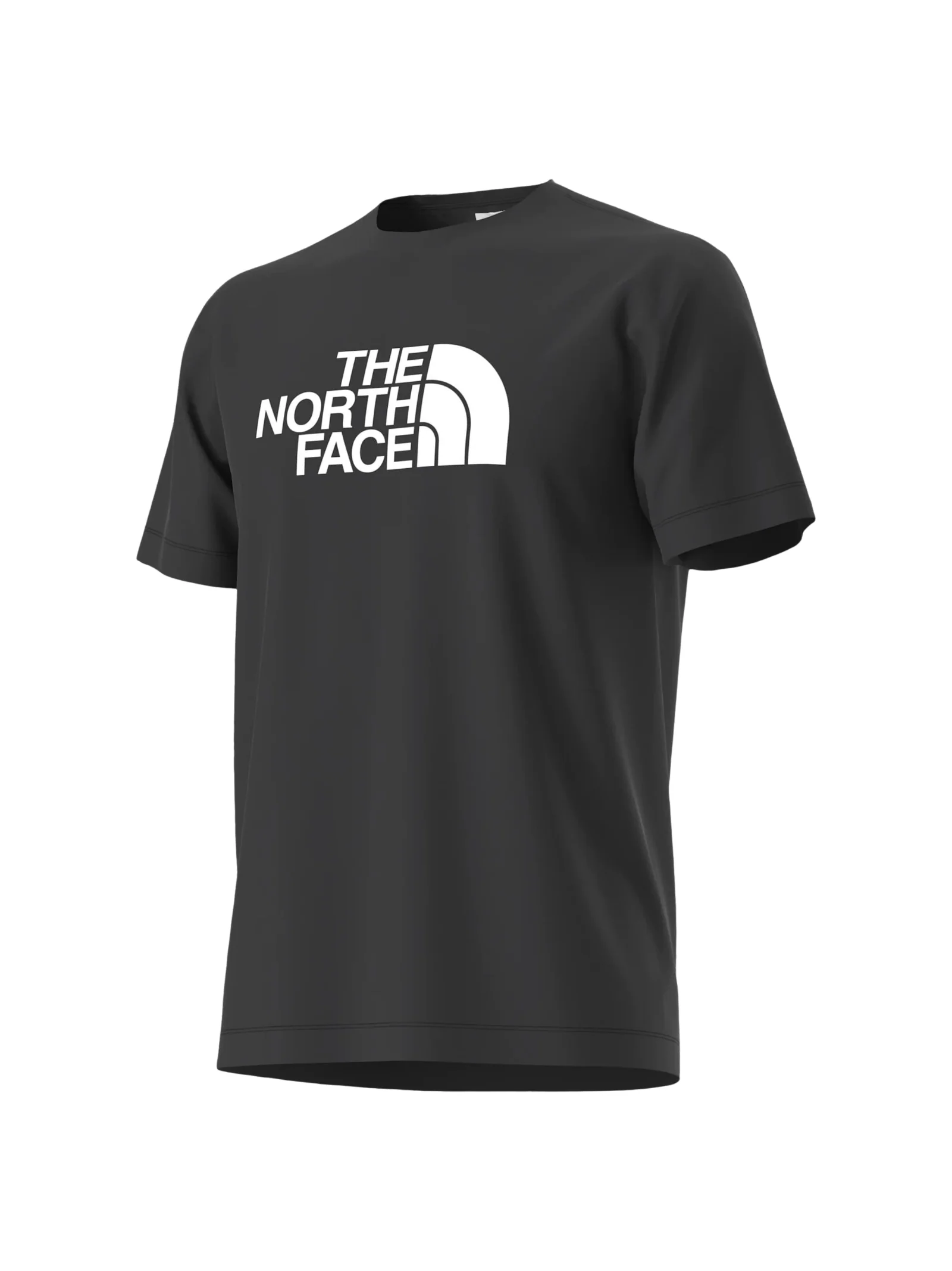 T-Shirt The North Face nera con maxi logo a contrasto - Image 2