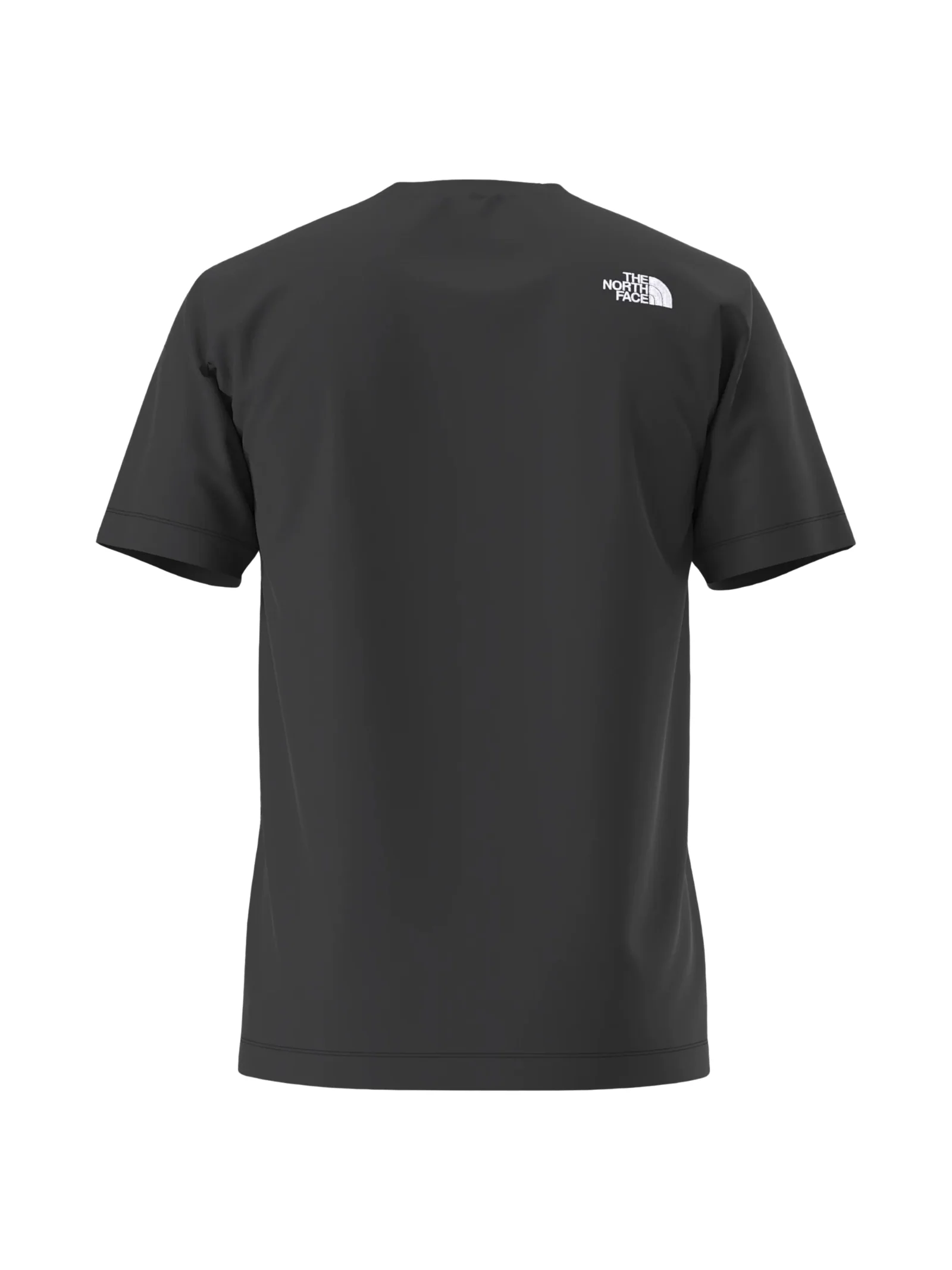 T-Shirt The North Face nera con maxi logo a contrasto - Image 3