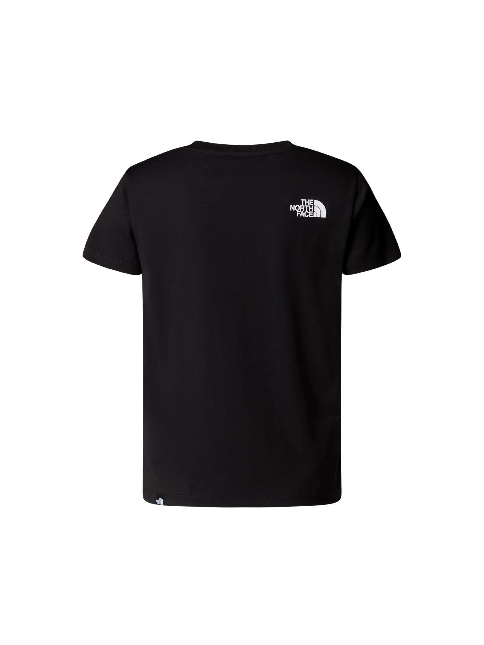 T-Shirt The North Face nera con maxi logo frontale - Image 2