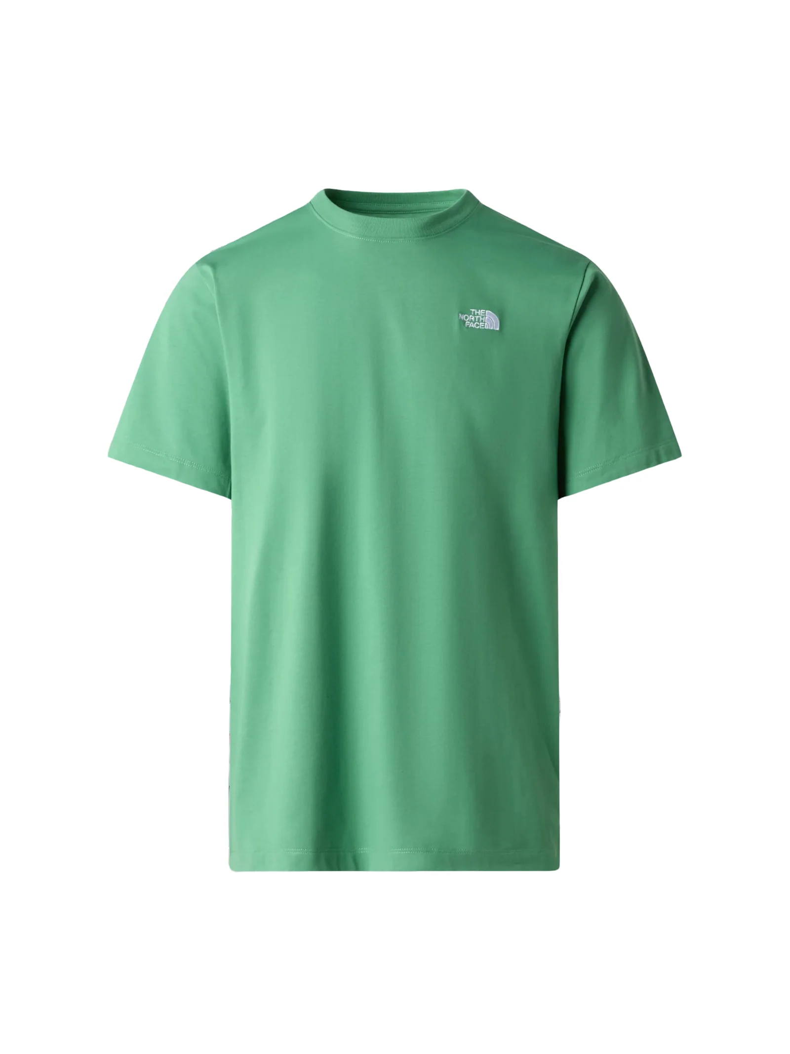 T-Shirt The North Face verde con logo