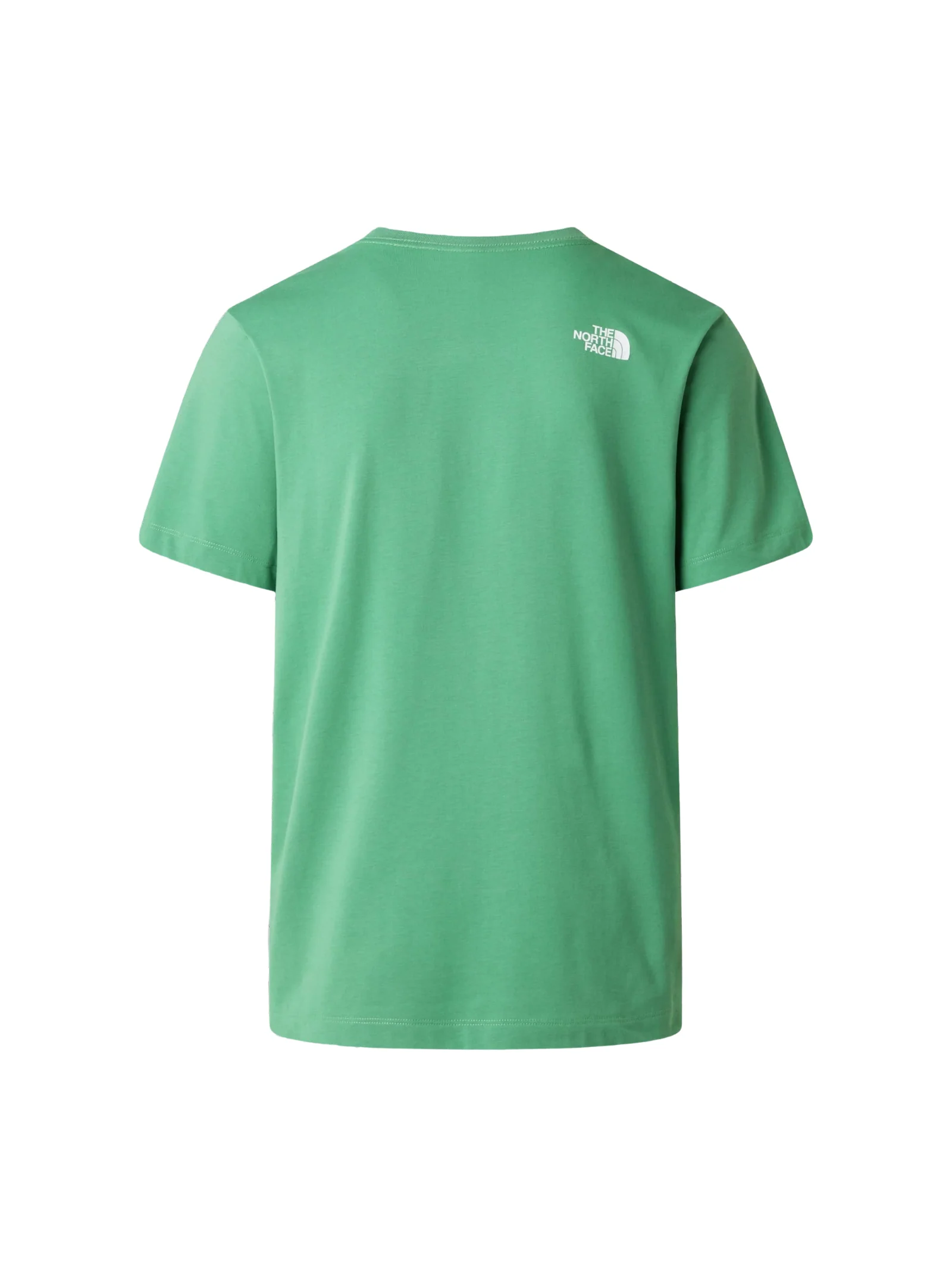 T-Shirt The North Face verde con maxi logo a contrasto - Image 2