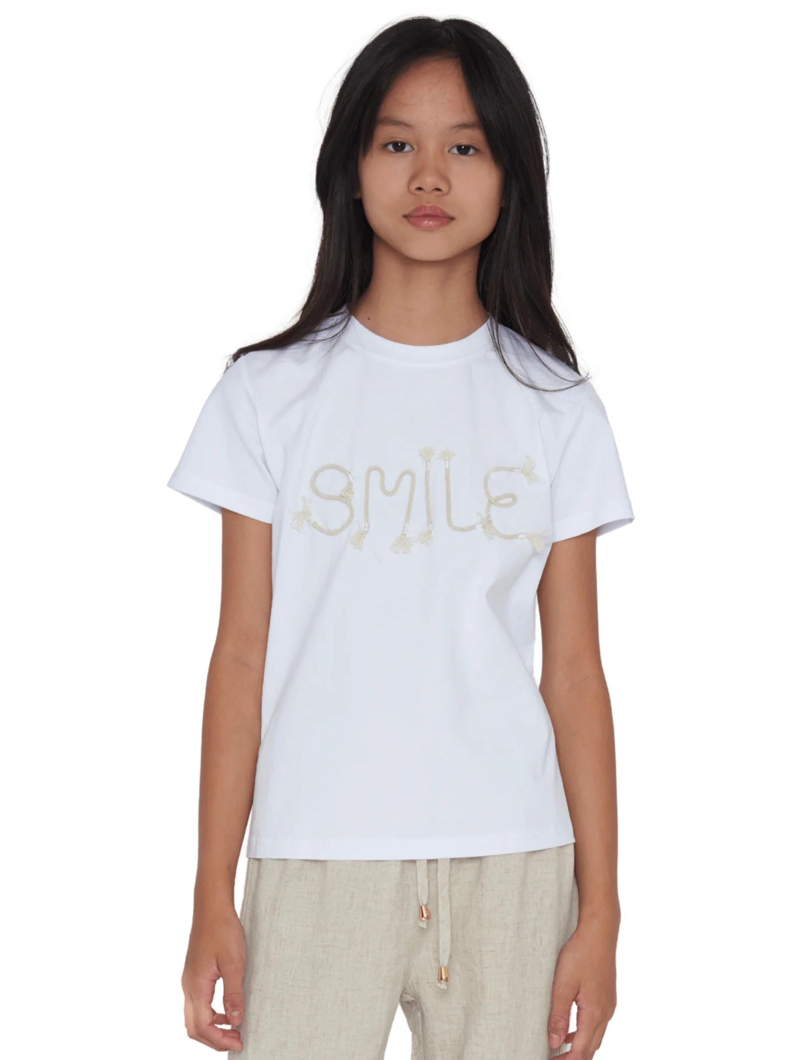 T-Shirt Tobetoo bianca smile - Image 2