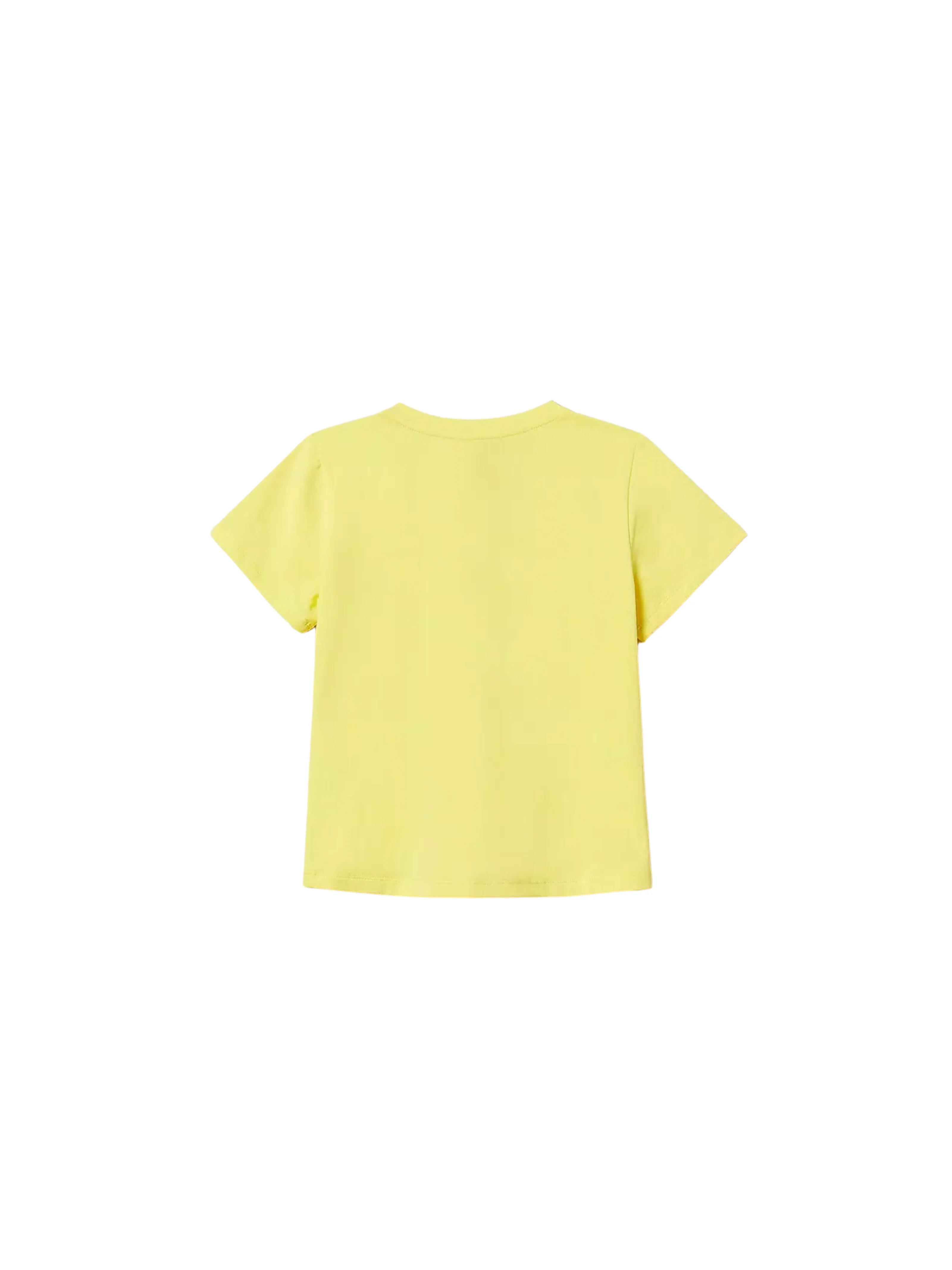 T-shirt Twinset gialla con stampa glossy - Image 2