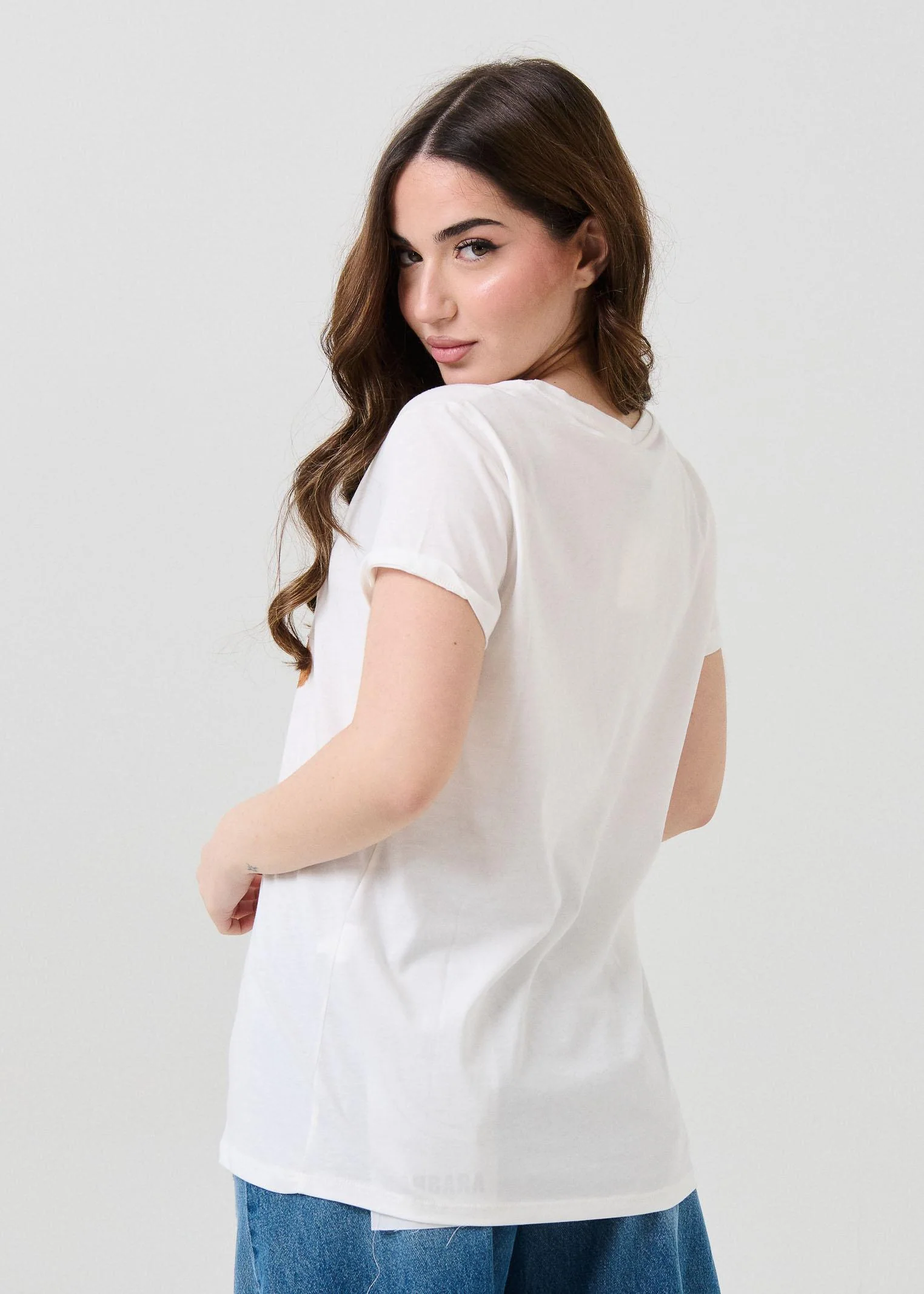 T-Shirt Vicolo bianca con teddy "You are my favorite hug" - Image 3