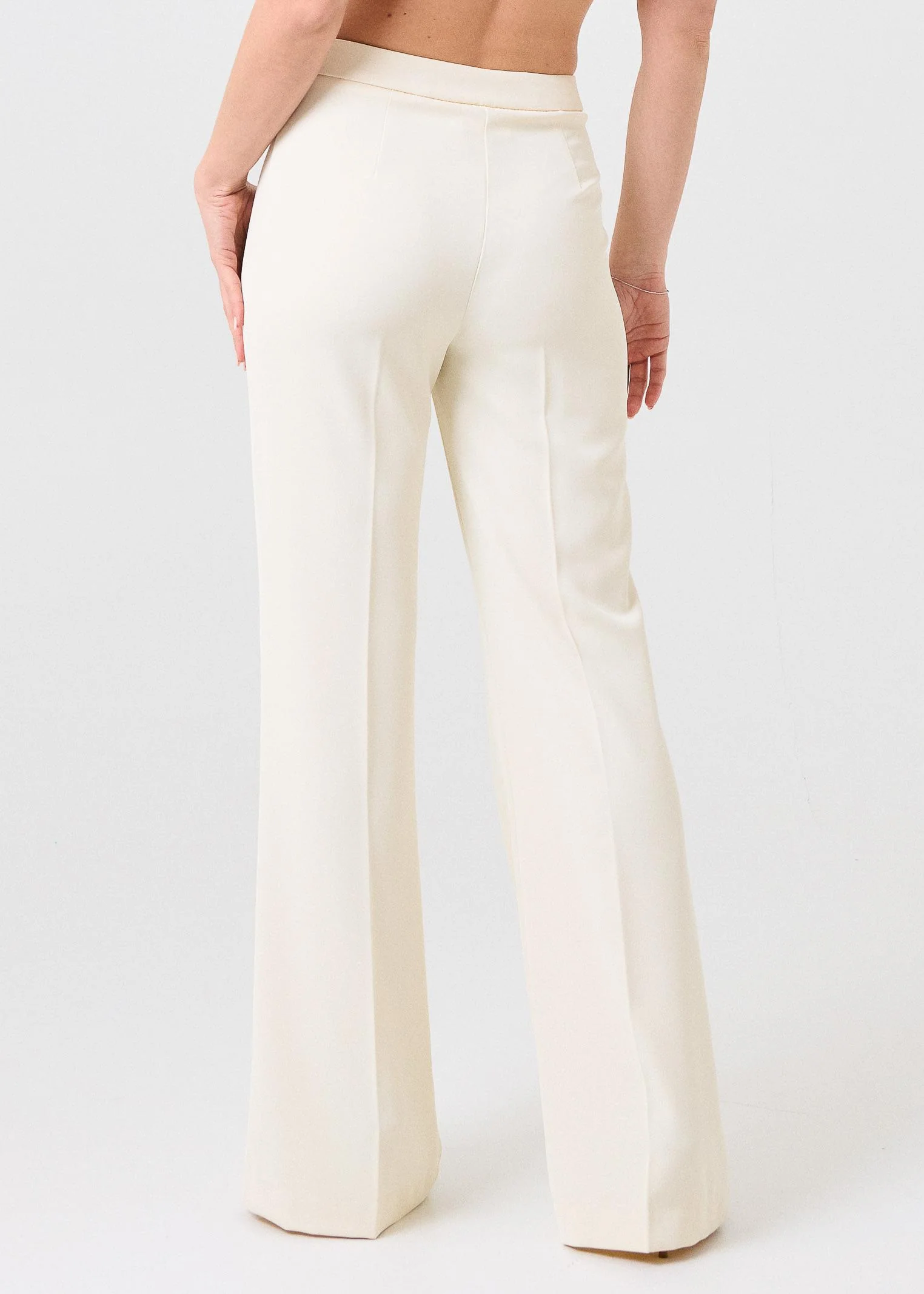Pantalone Vicolo burro a zampa - Image 3