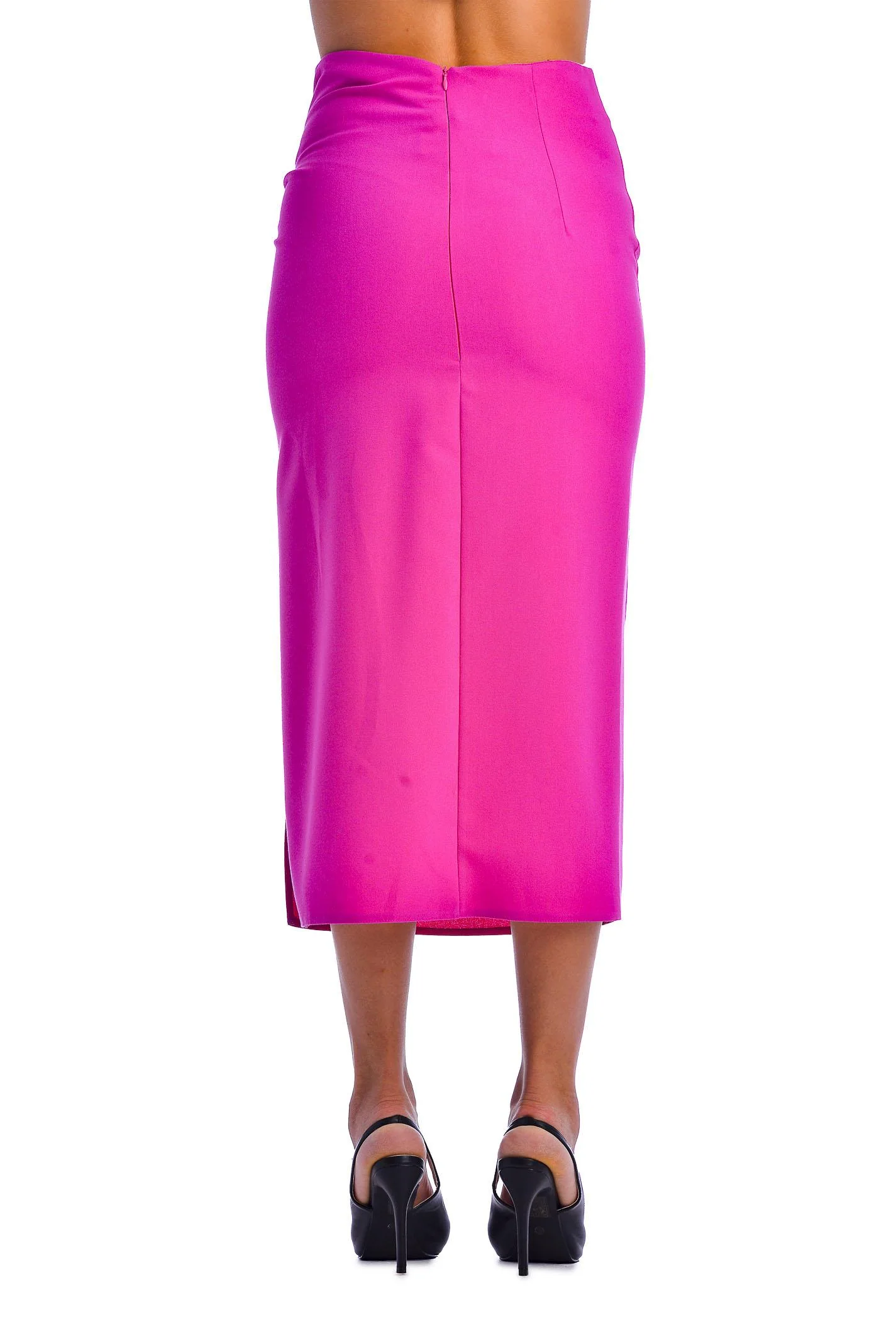 Gonna midi fucsia - Image 3