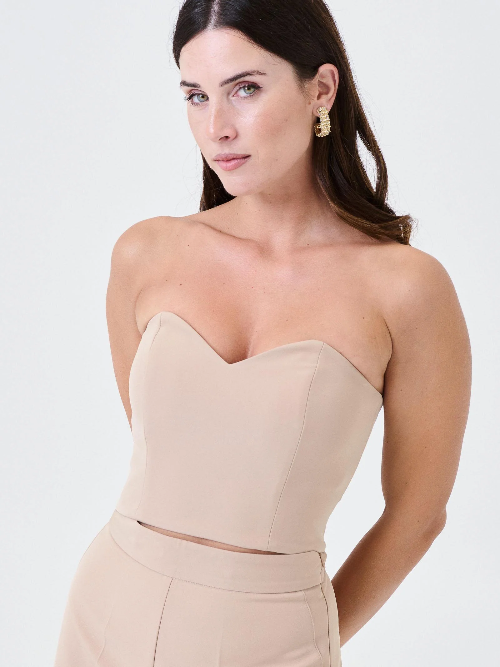 Top a cuore Silence Limited sabbia - Image 3