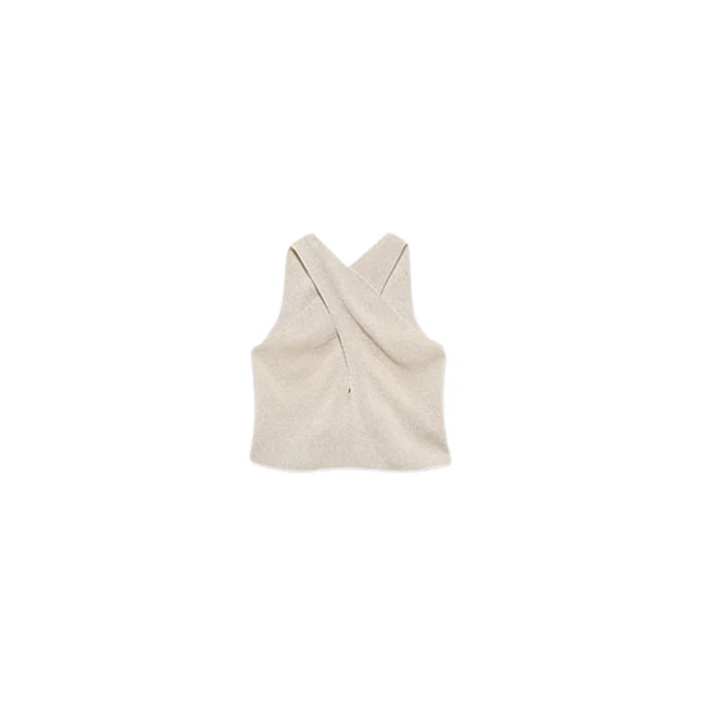 Top Abel & Lula champagne in lurex - Image 2