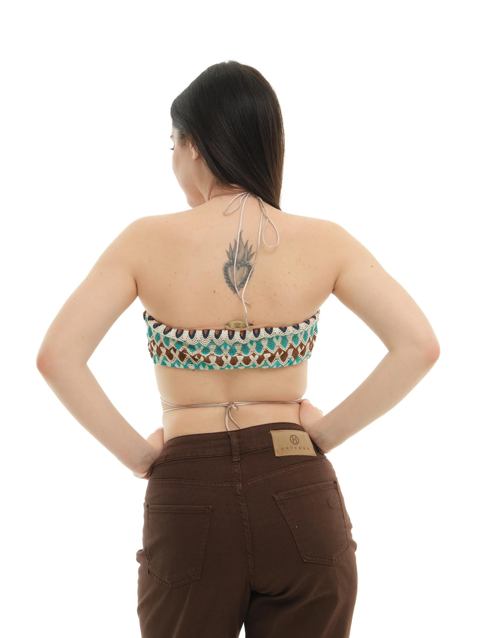 Top Bohemian Vì traforato multicolor - Image 3