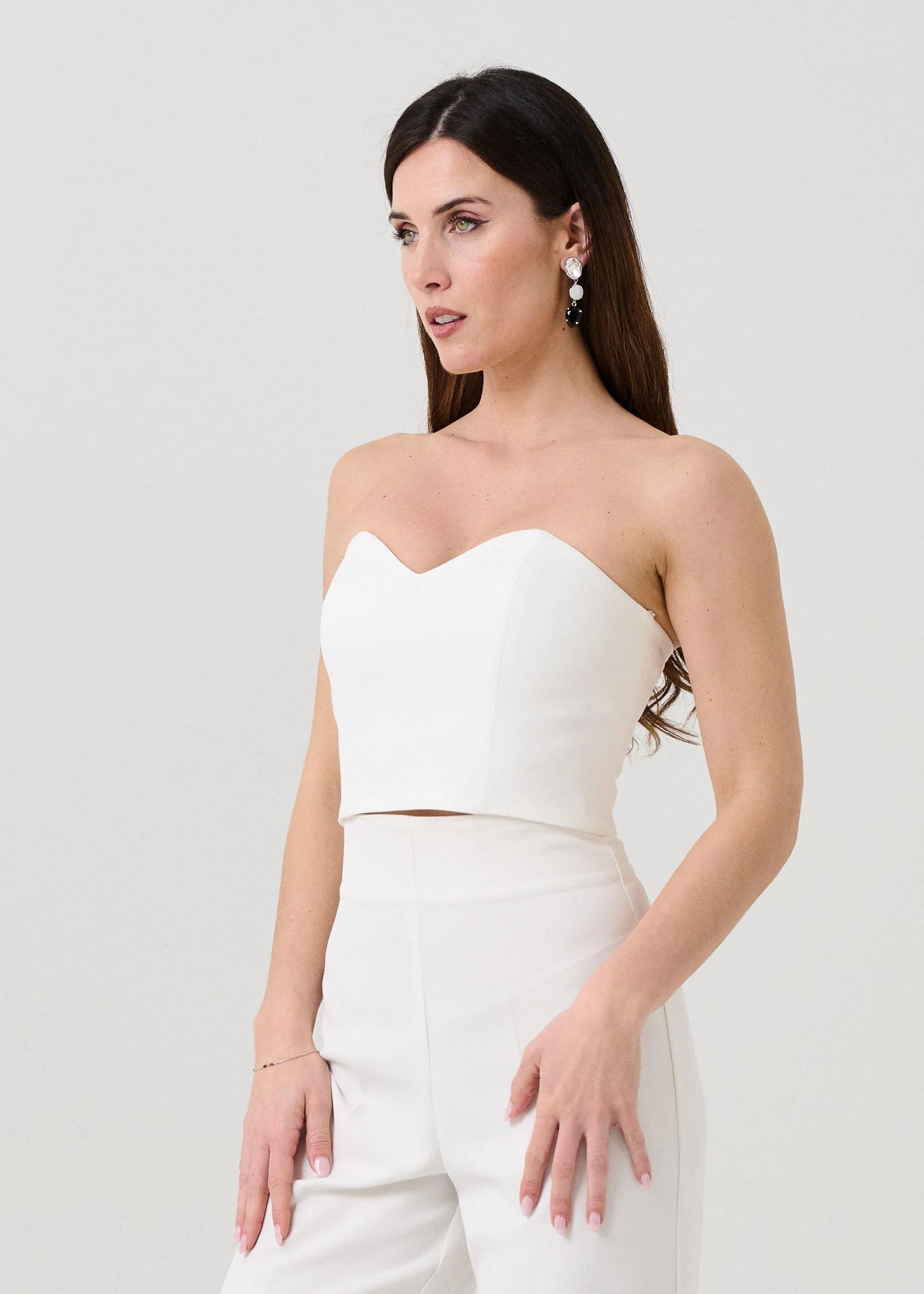 Top "heart key" Silence Limited bianco - Image 2