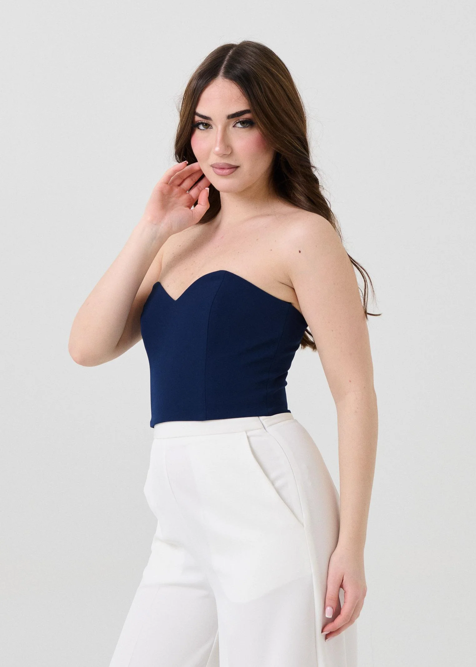 Top "heart key" Silence Limited blu navy - Image 2