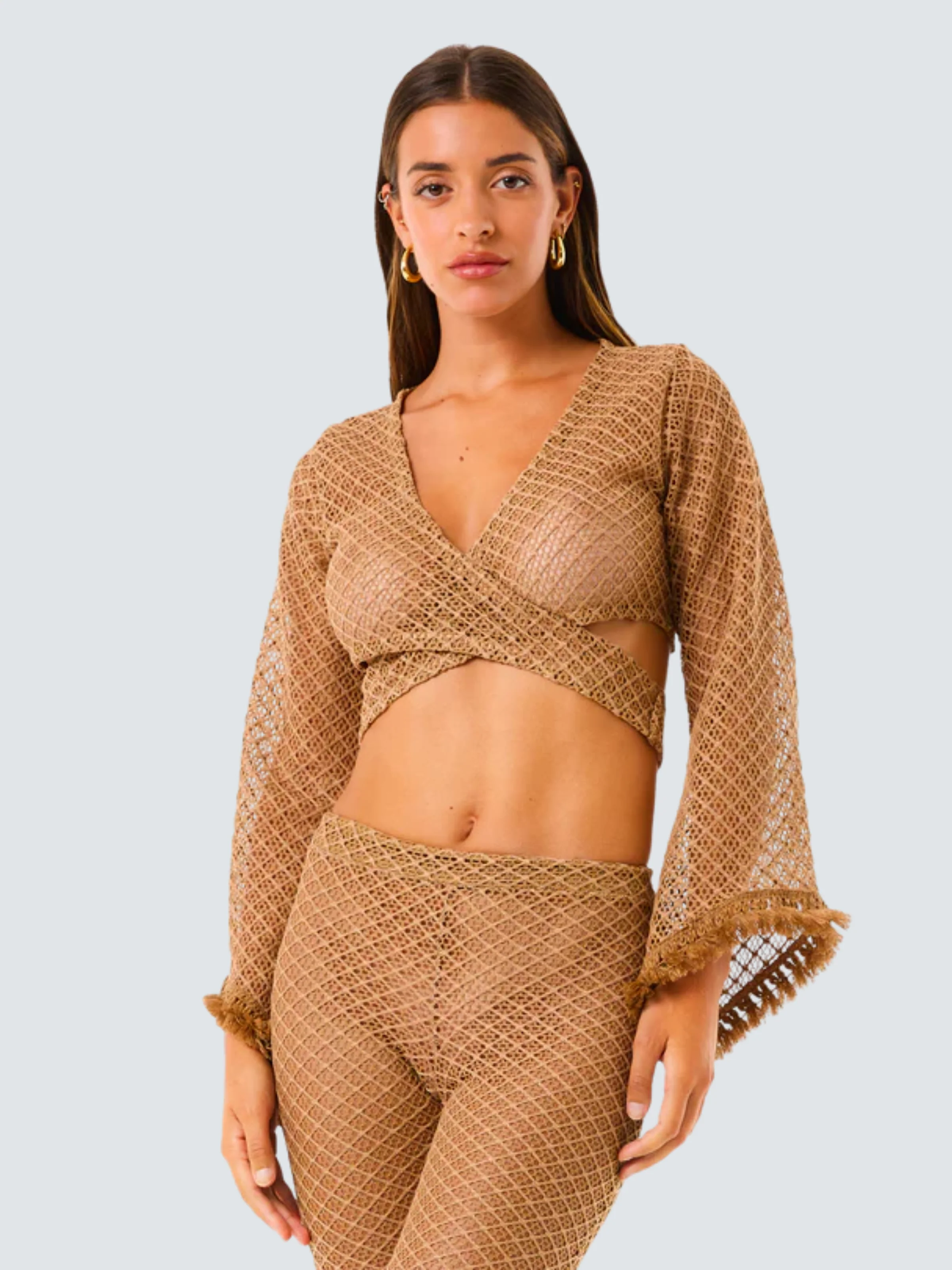 Top mesh 4Giveness beige