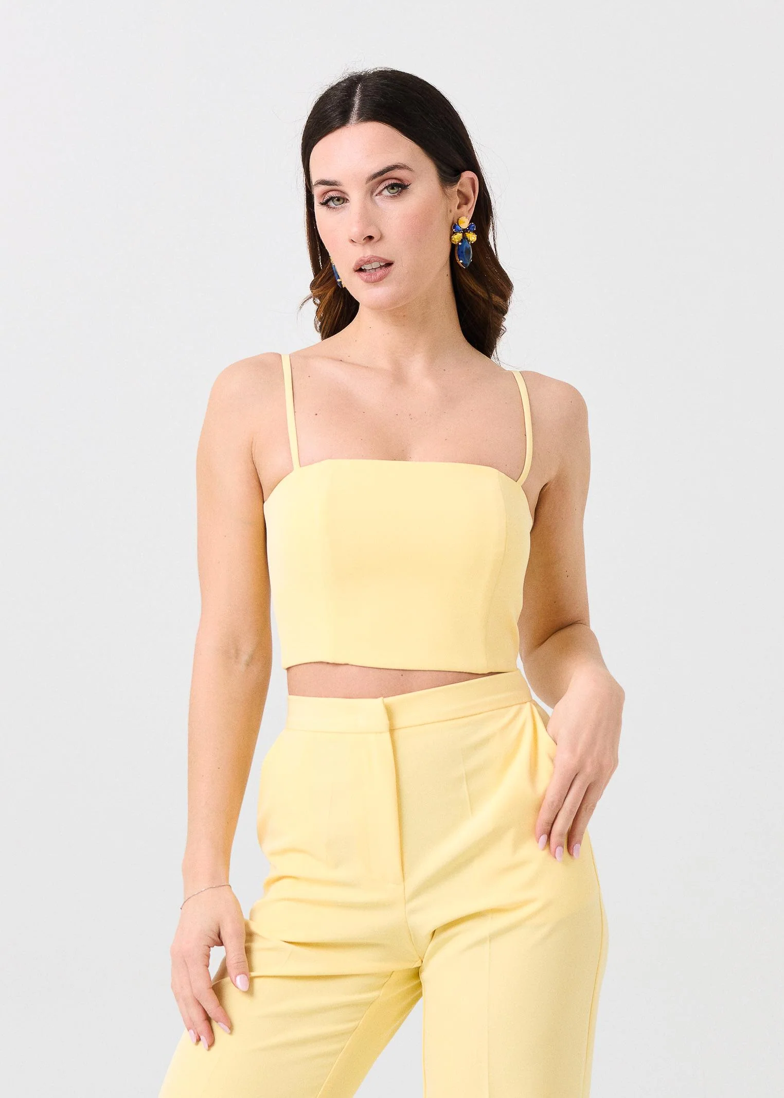 Top "Strap" Silence Limited giallo