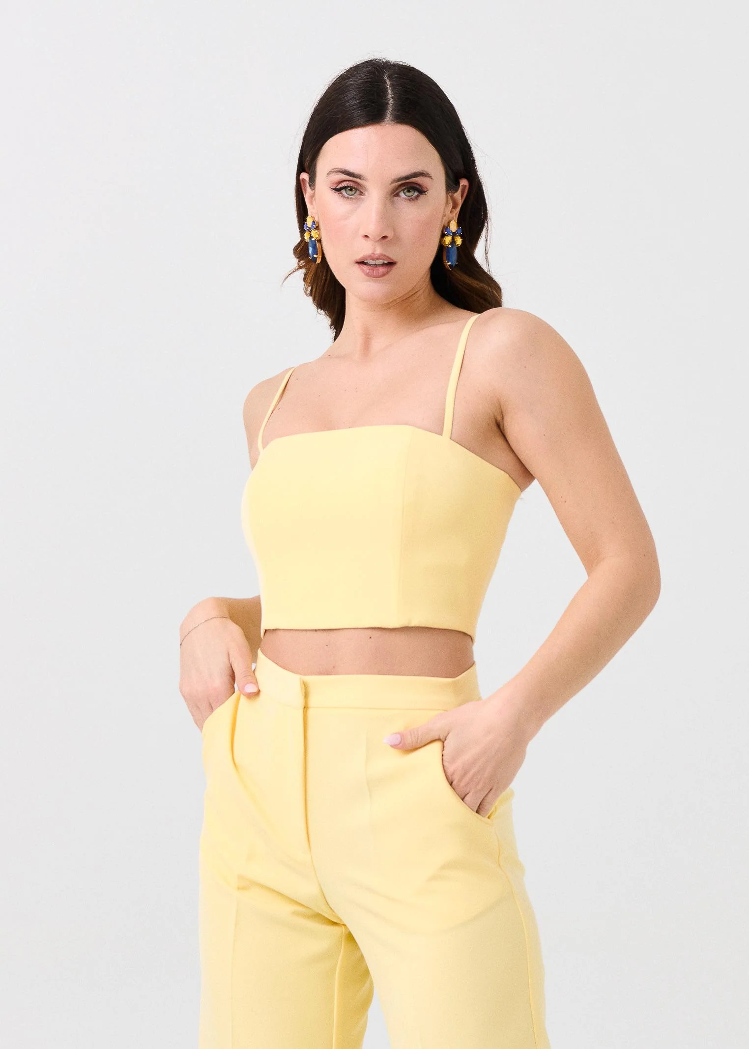 Top "Strap" Silence Limited giallo - Image 2