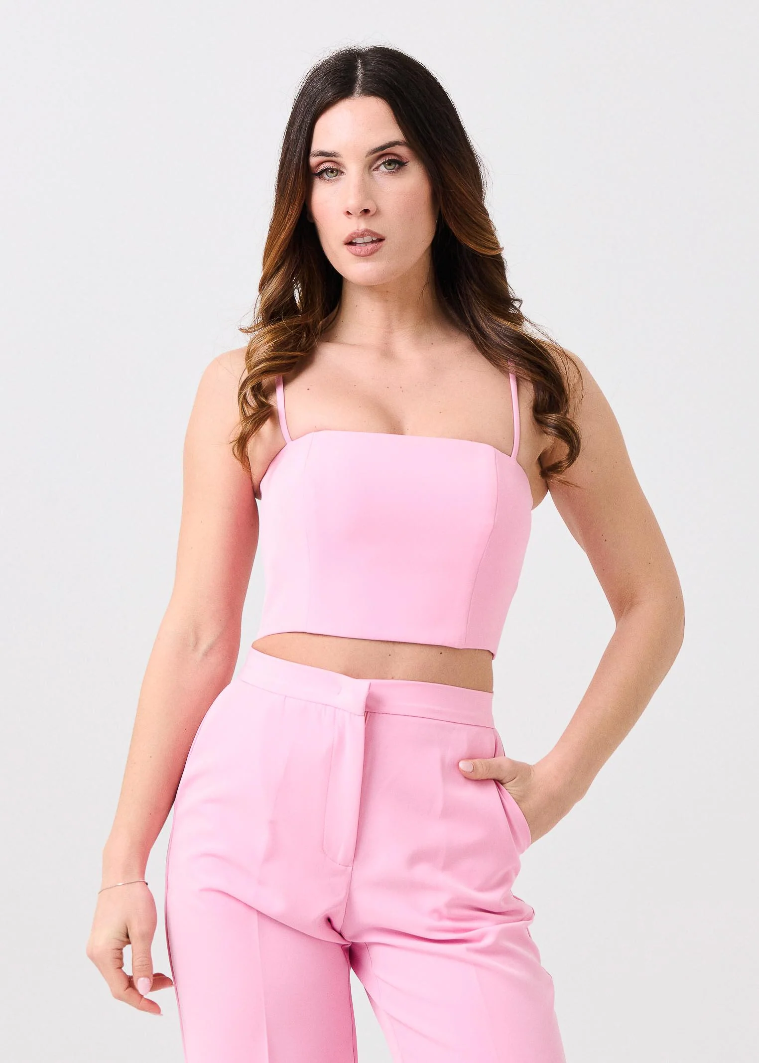 Top "Strap" Silence Limited rosa bubble