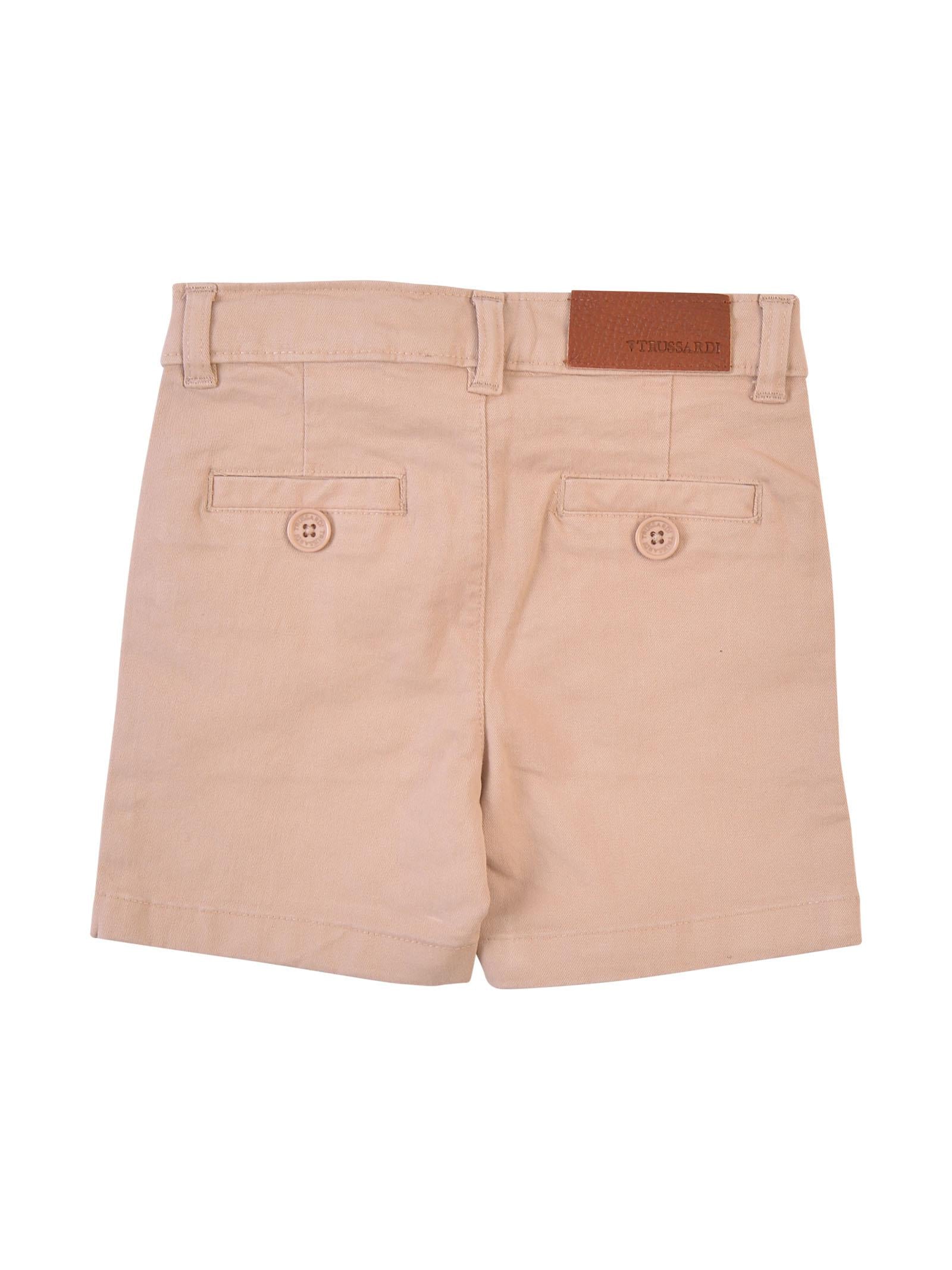 Bermuda in cotone beige - Image 2