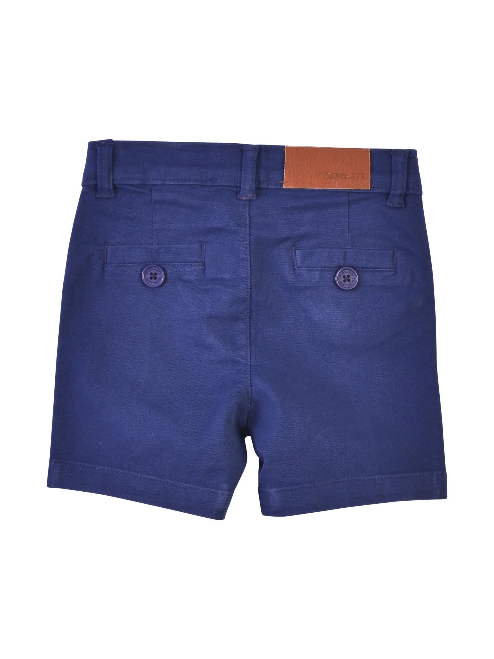 Bermuda in cotone blu - Image 2