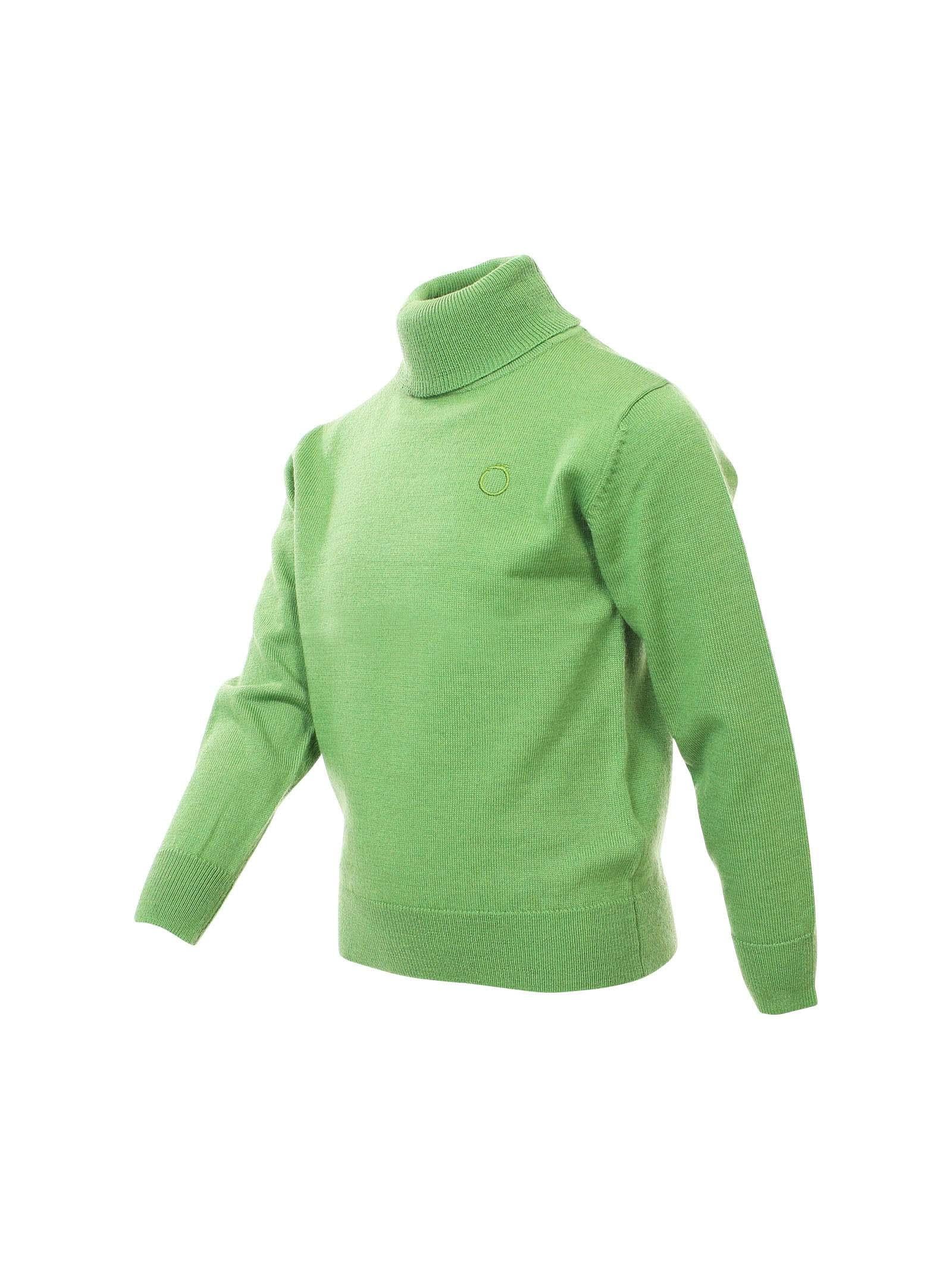 Maglioncino collo alto verde - Image 2