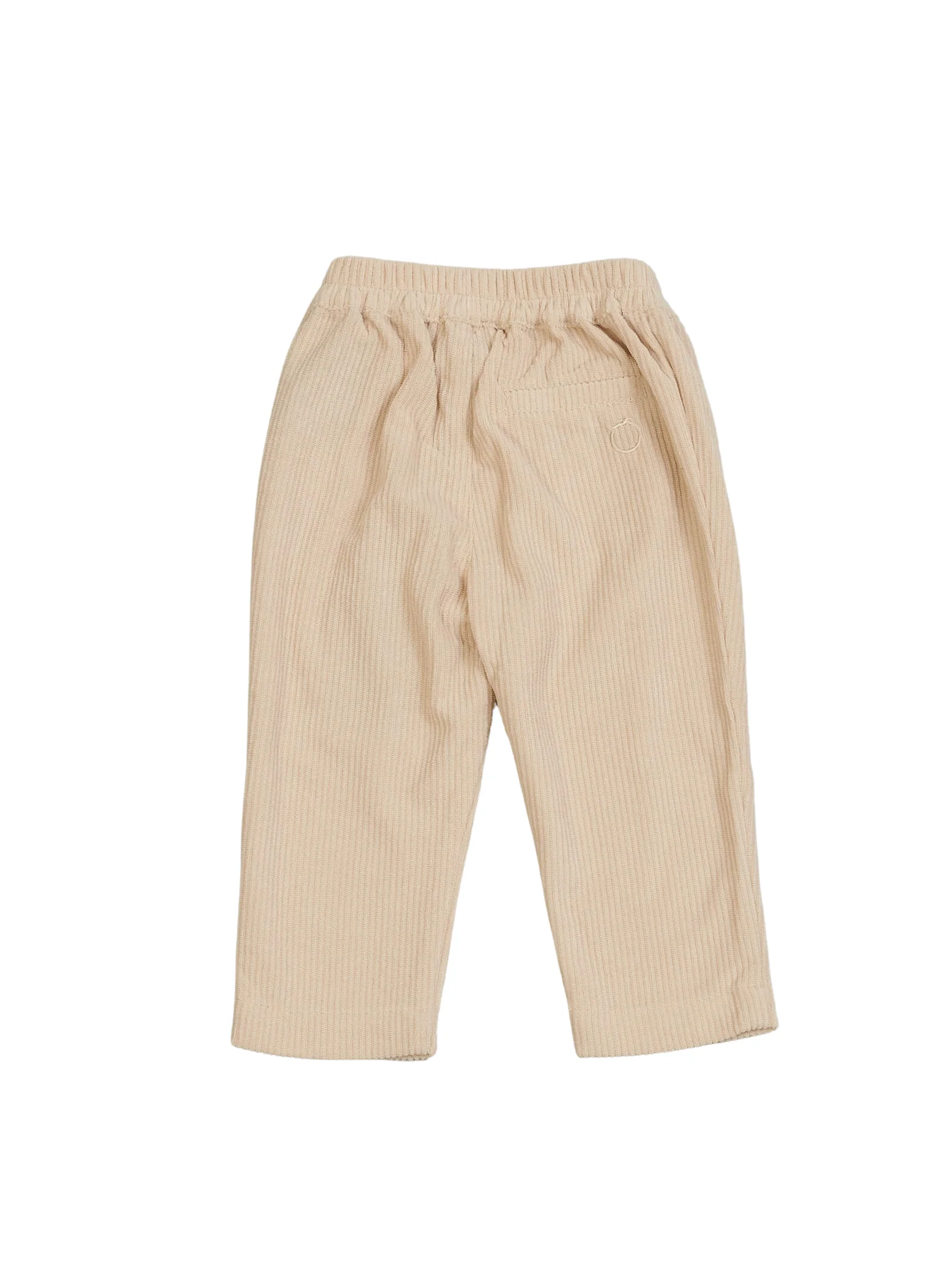 Pantaloni chino beige a costine - Image 2