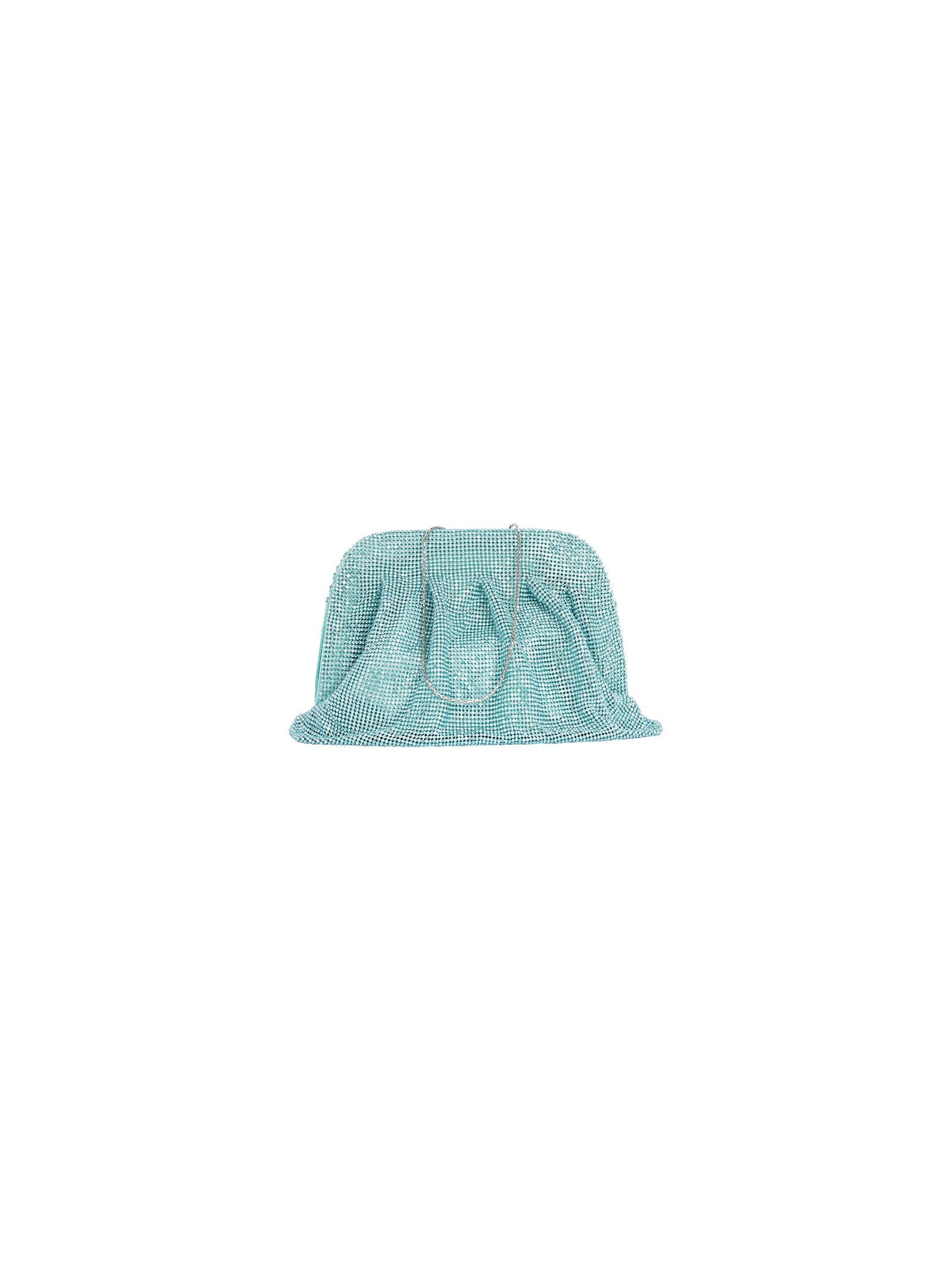 Pochette morbida Venere acqua con catena silver - Image 2