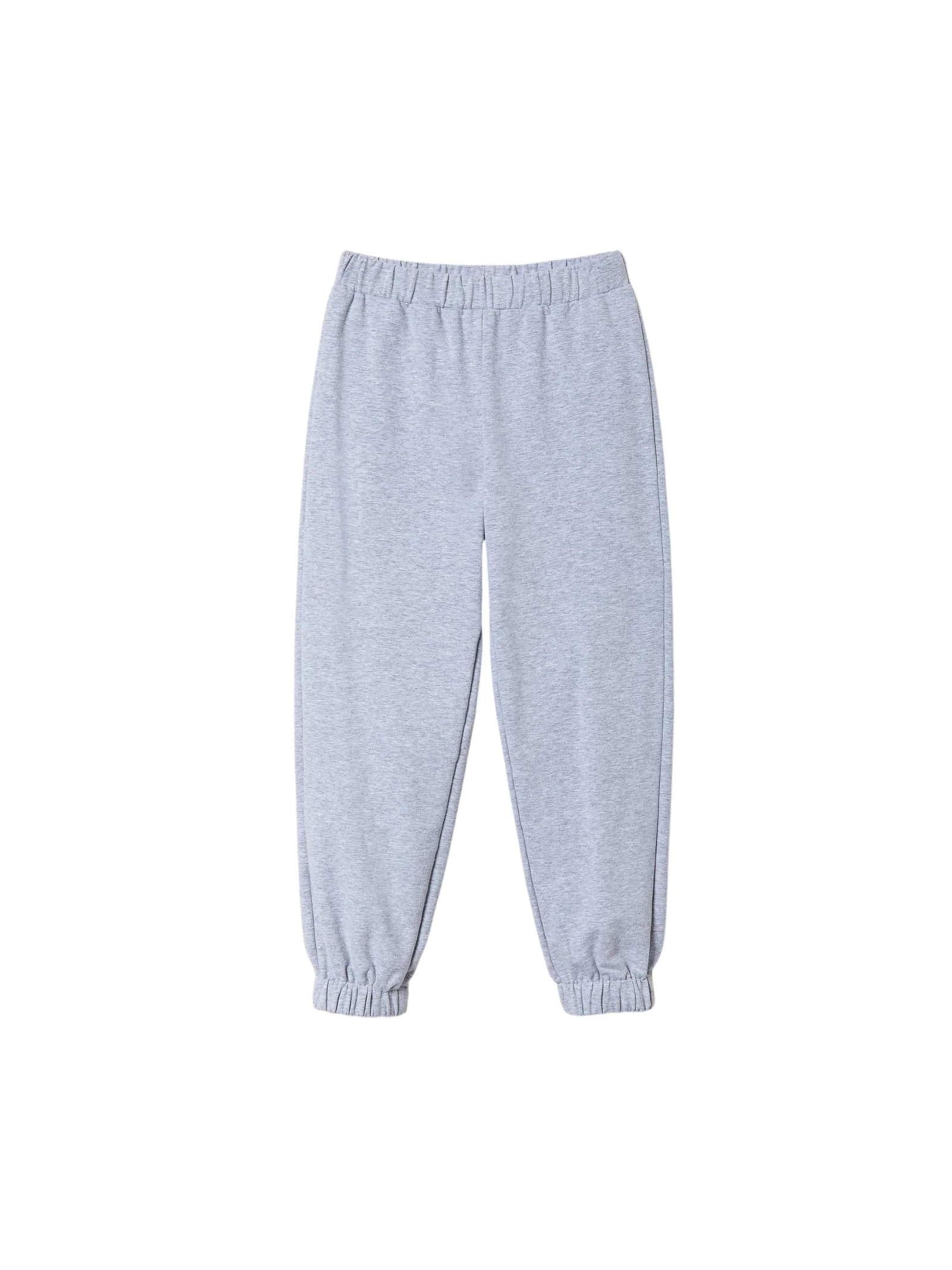 Pantalone joggers Twinset grigio in felpa