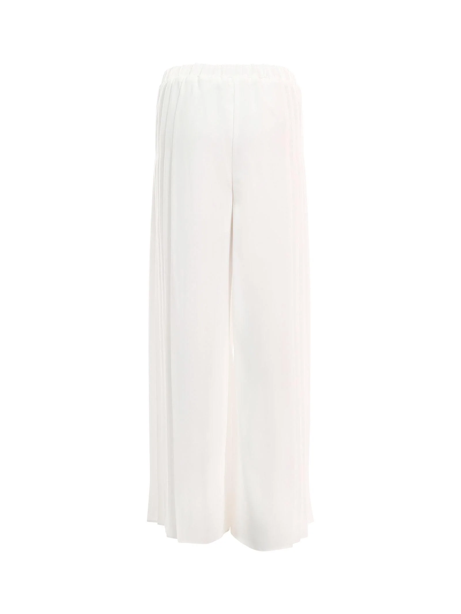Pantalone Twinset bianco con pinces - Image 3