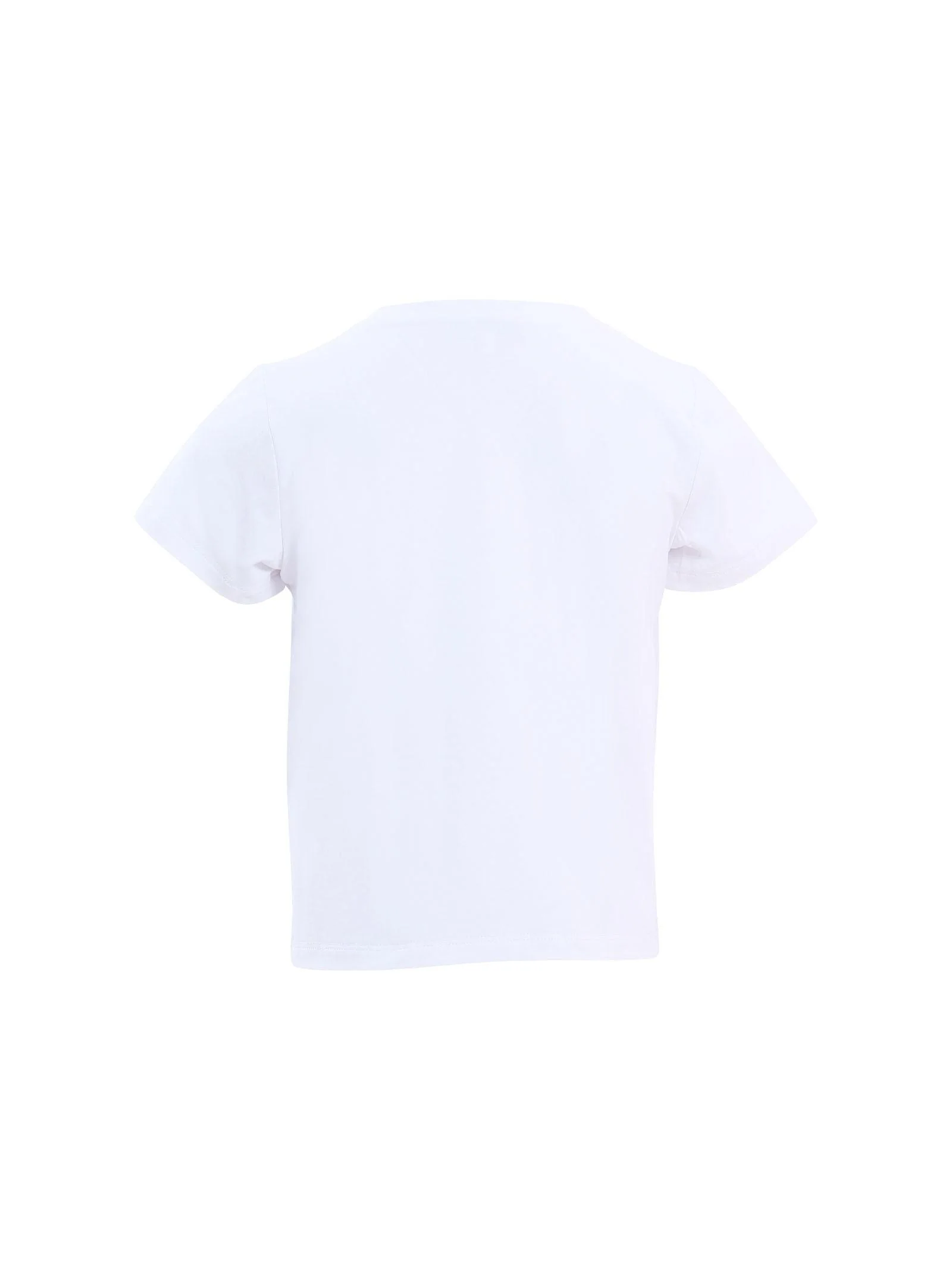 T-Shirt Twinset bianca con logo iconico con strass - Image 3