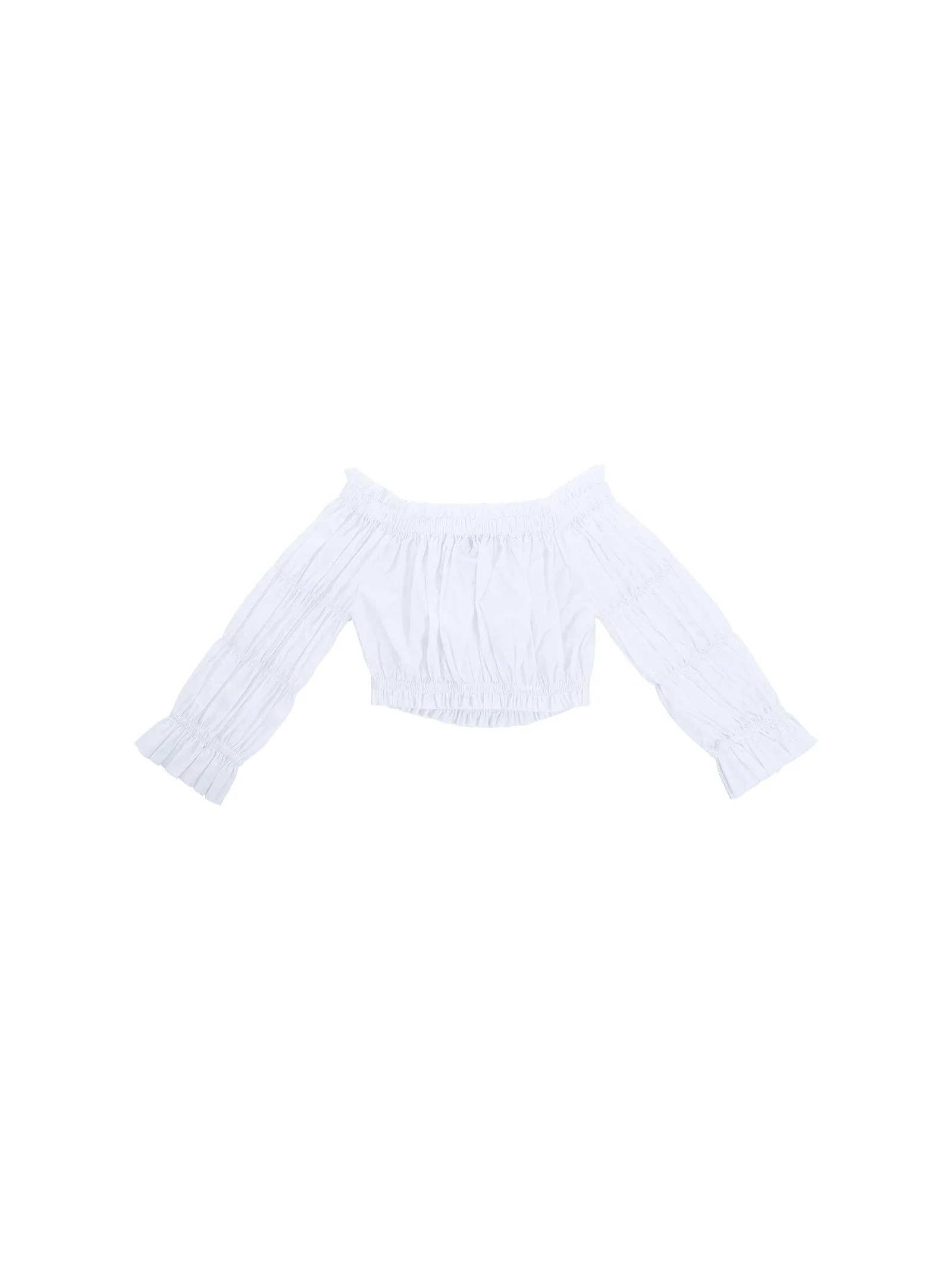 Top Twinset bianco con scollo a barca - Image 2