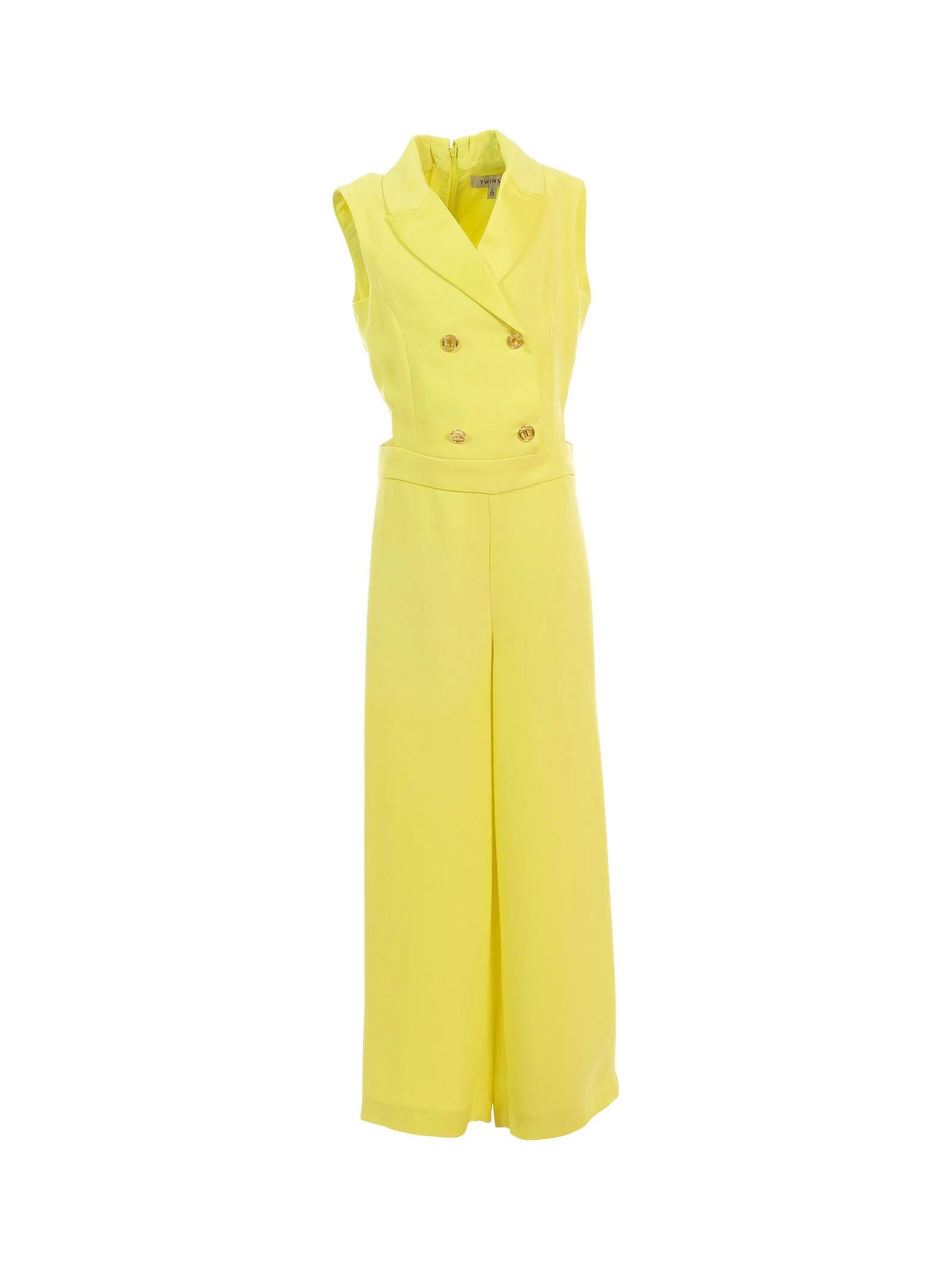 Tuta cut out Twinset gialla