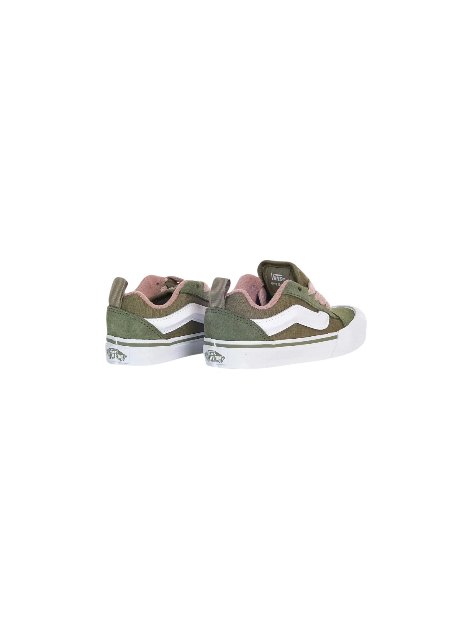 Sneakers "knu skool" Vans verdi con dettagli in beige - Image 3