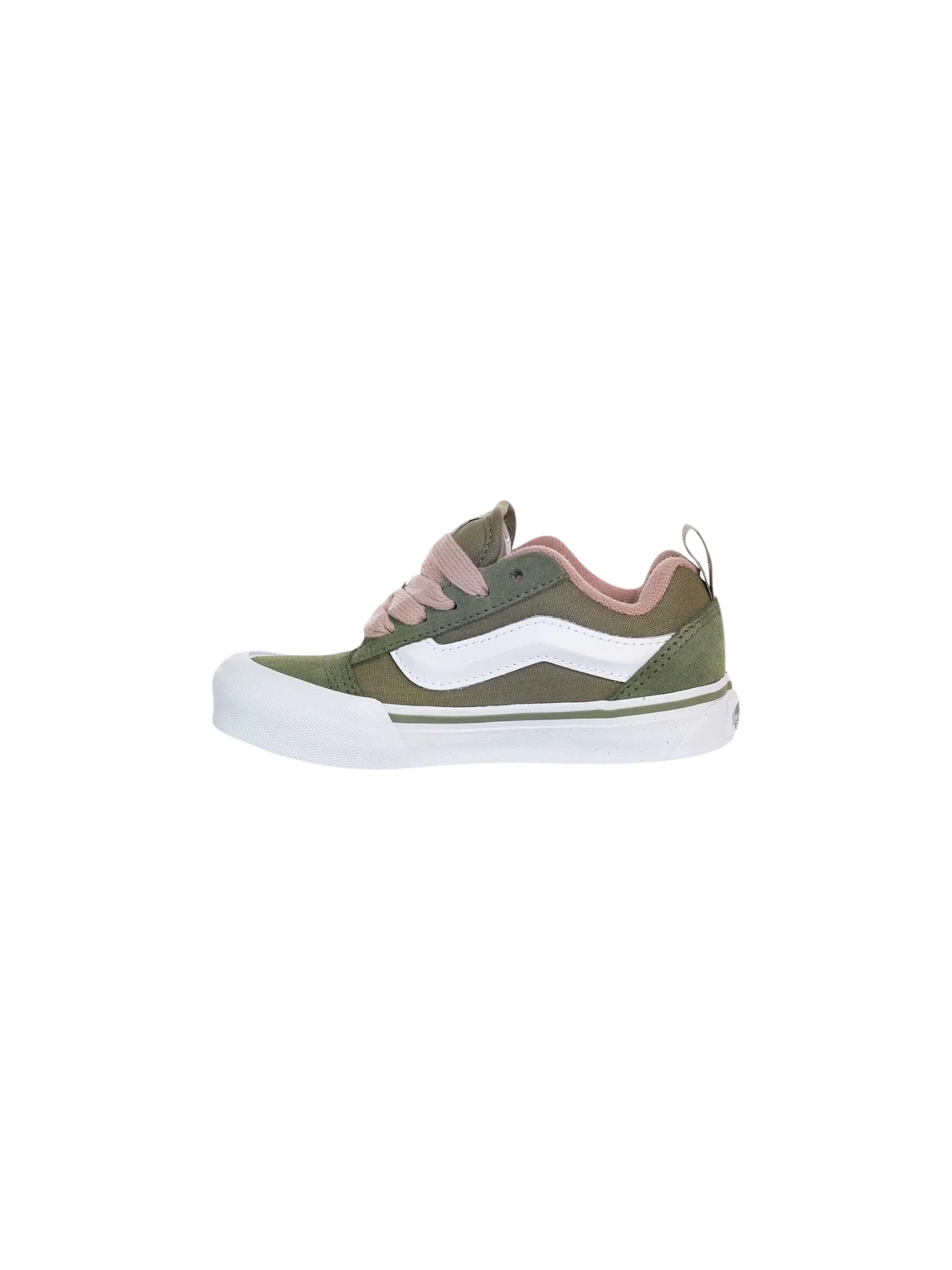 Sneakers "knu skool" Vans verdi con dettagli in beige - Image 4
