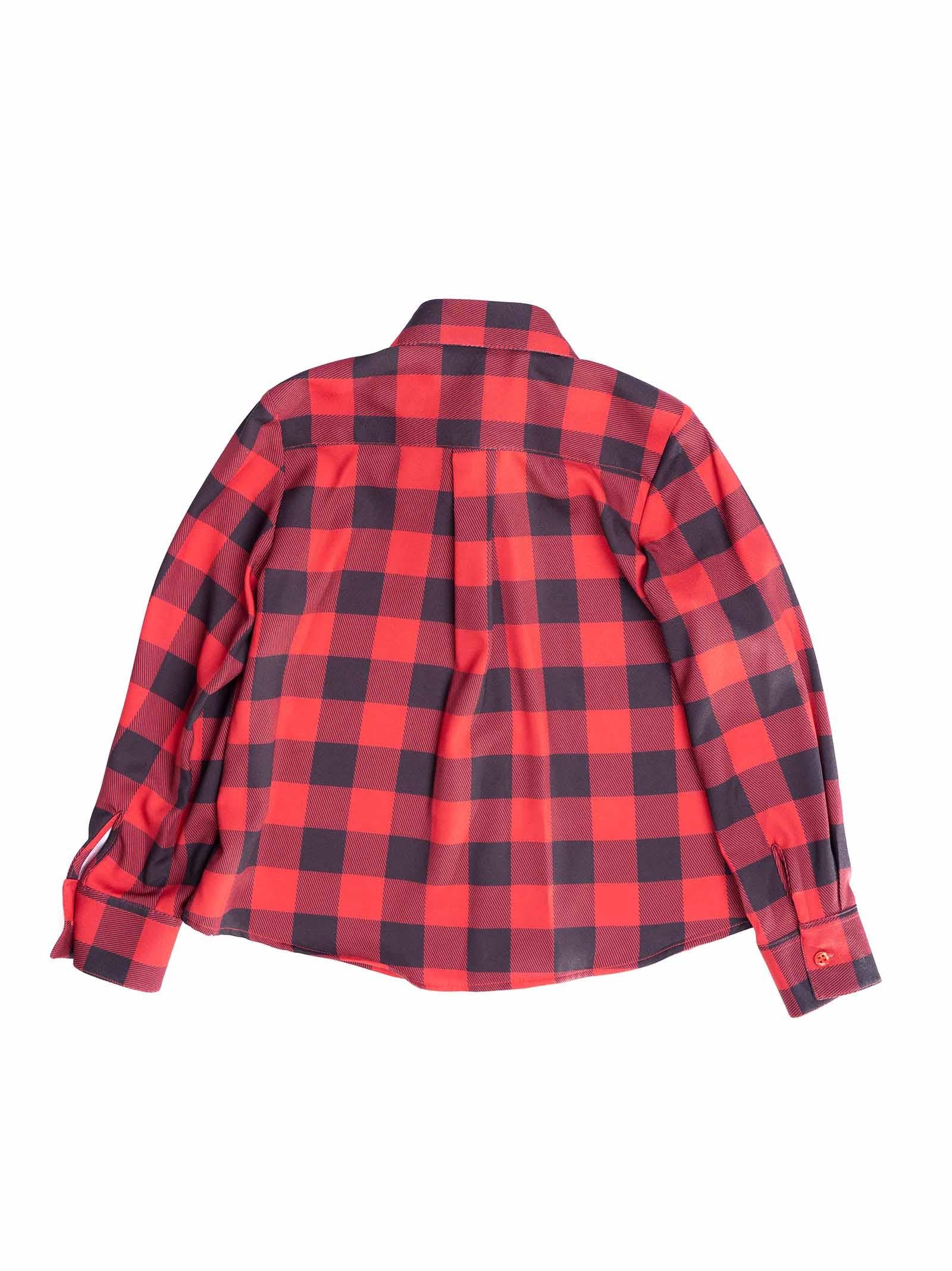 Camicia rossa a quadri Vicolo - Image 2