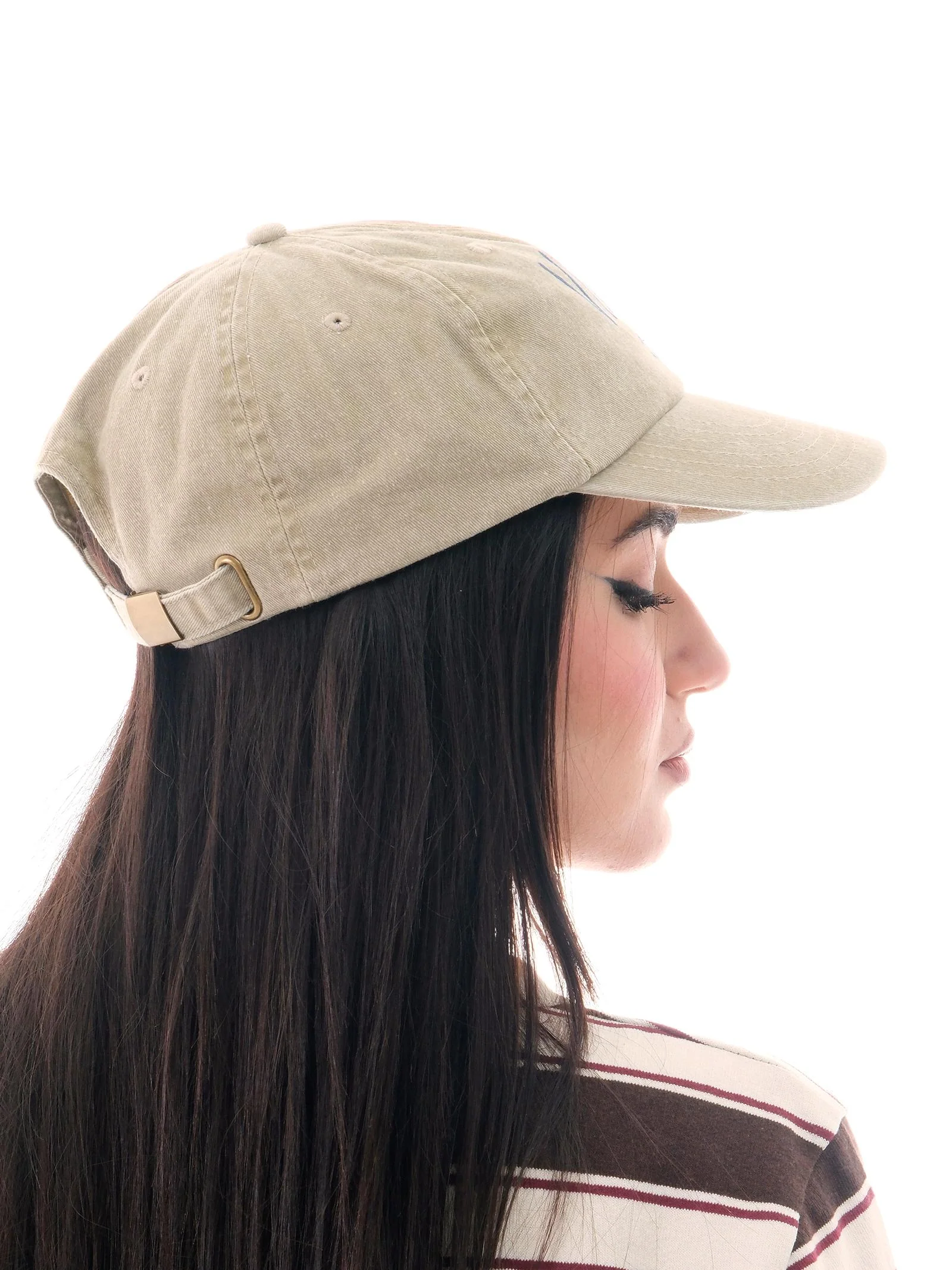 Cappello Vicolo bianco con logo lettering frontale - Image 3