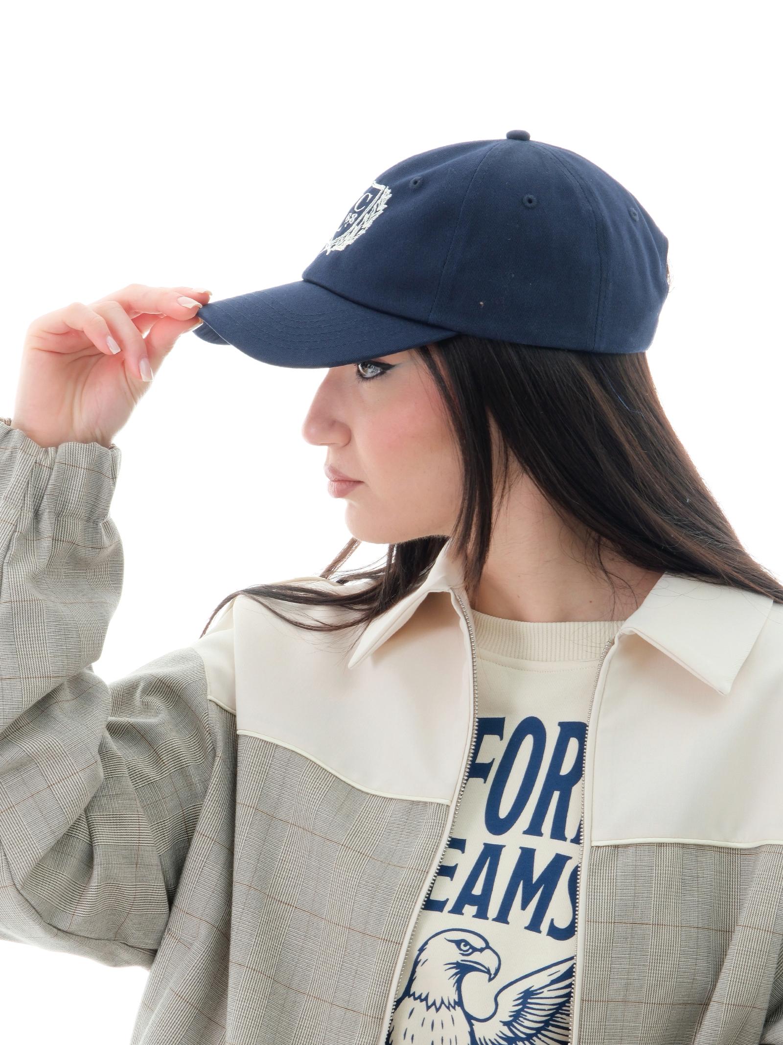 Cappello Vicolo blu con logo iconico frontale - Image 2