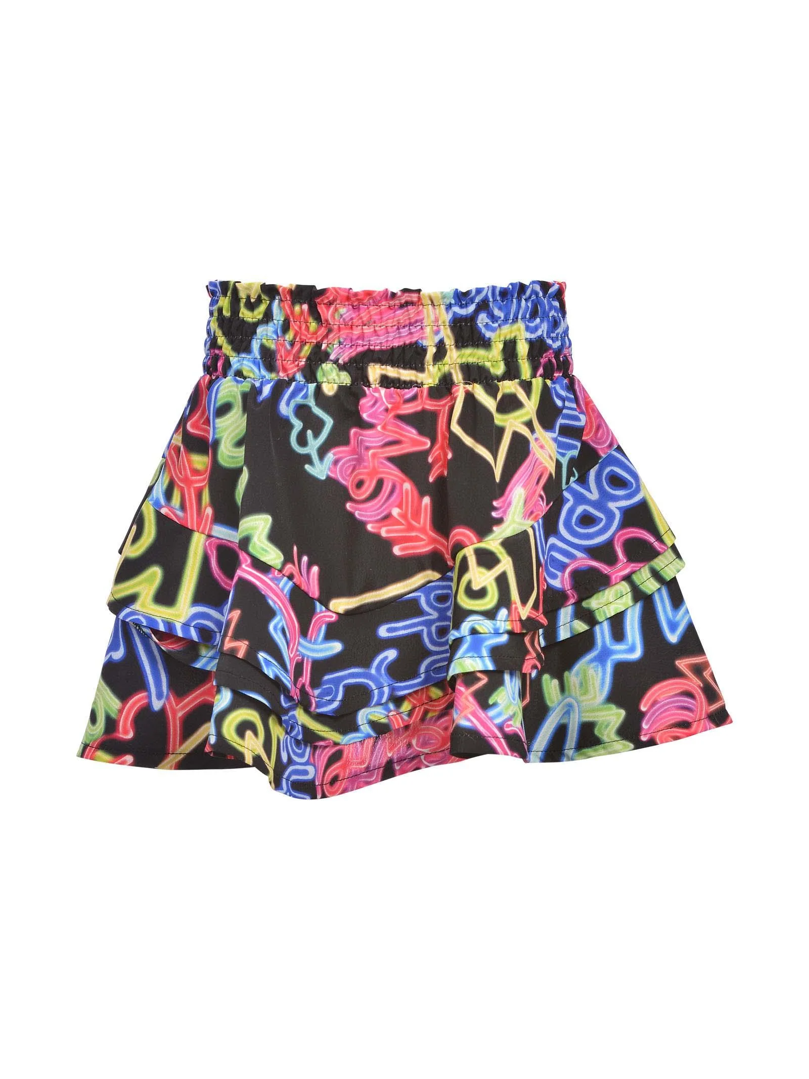Gonna a balze stampa neon - Image 2