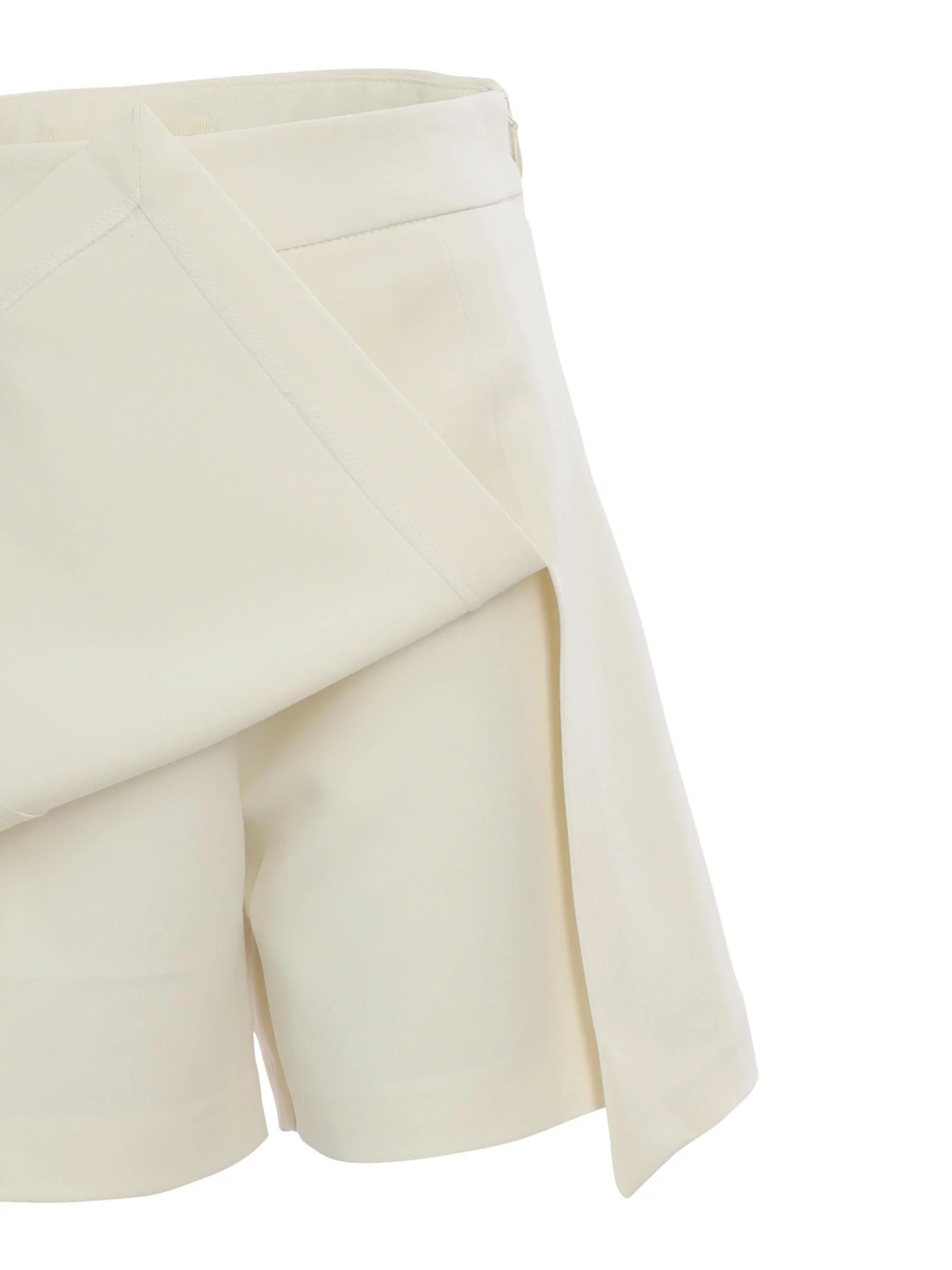 Gonna a pantaloncino panna - Image 4
