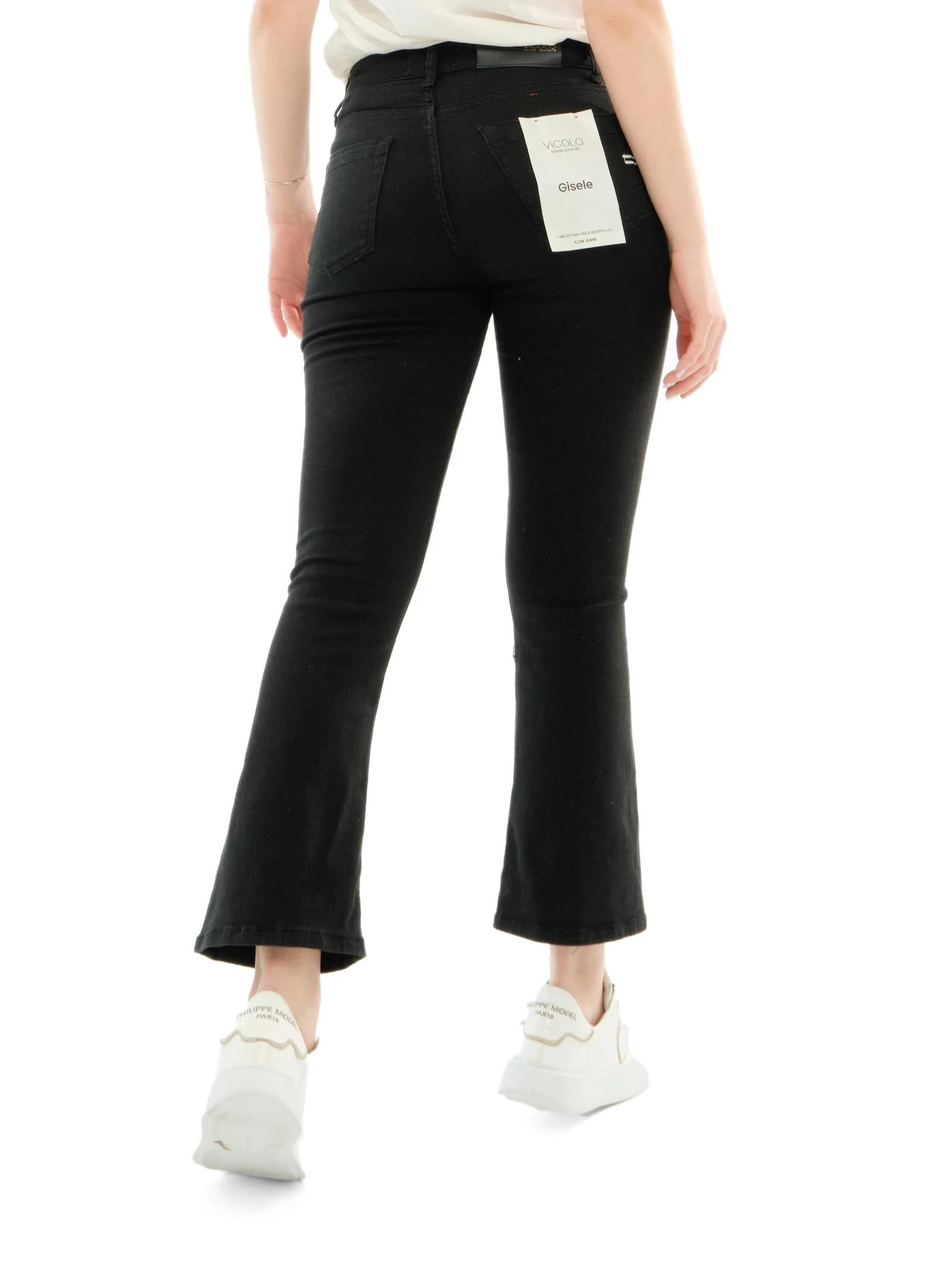 Jeans "gisele" Vicolo nero in denim - Image 3