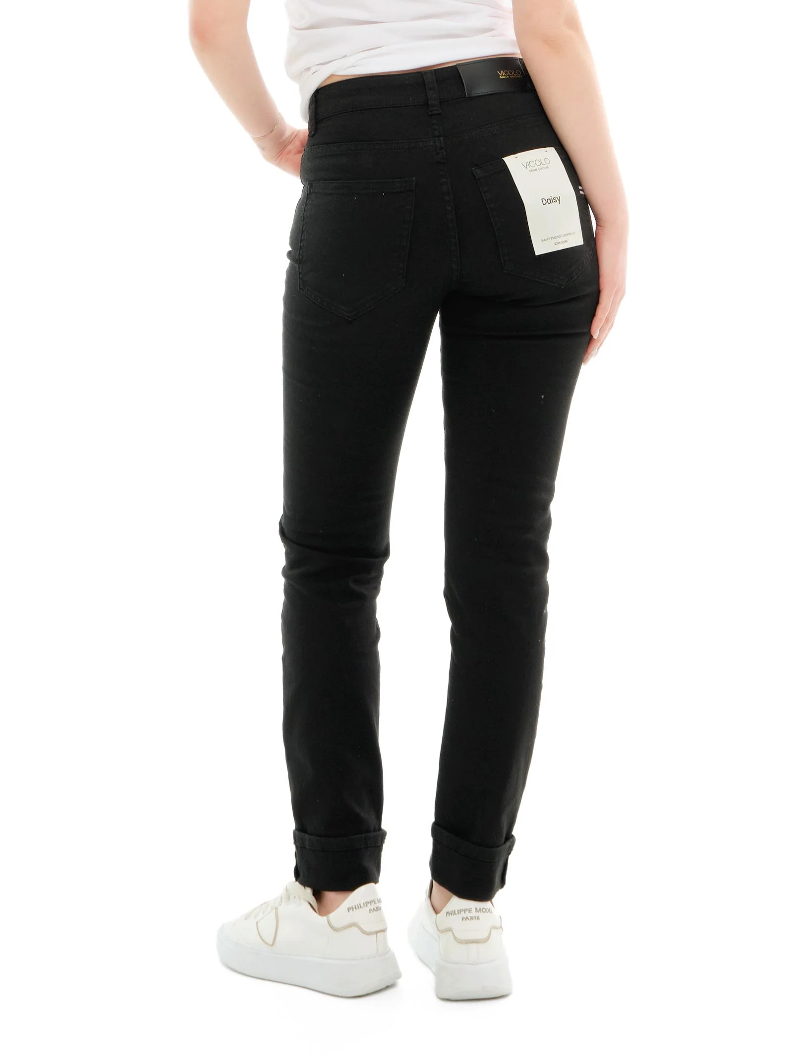 Jeans "icon daisy" Vicolo nero - Image 3