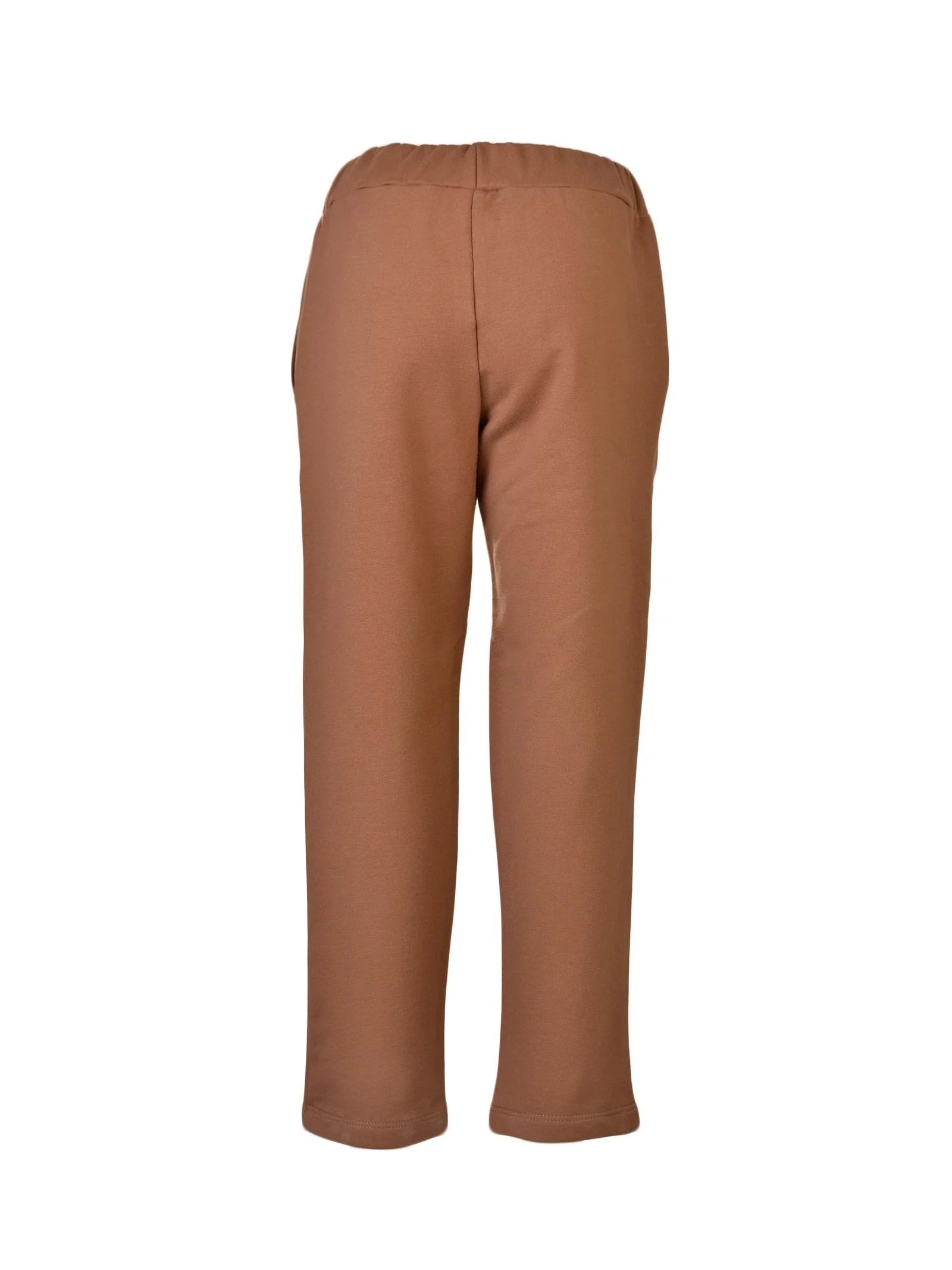 Pantalone tuta basic cuoio - Image 3